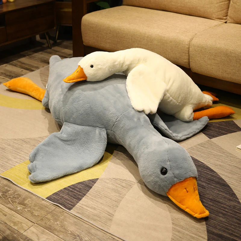 Big White Goose Doll Pillow Children's Plush Toys - Image 3