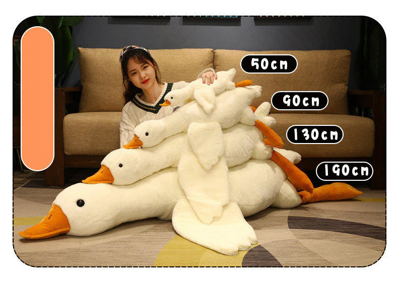 Big White Goose Doll Pillow Children's Plush Toys - Image 4