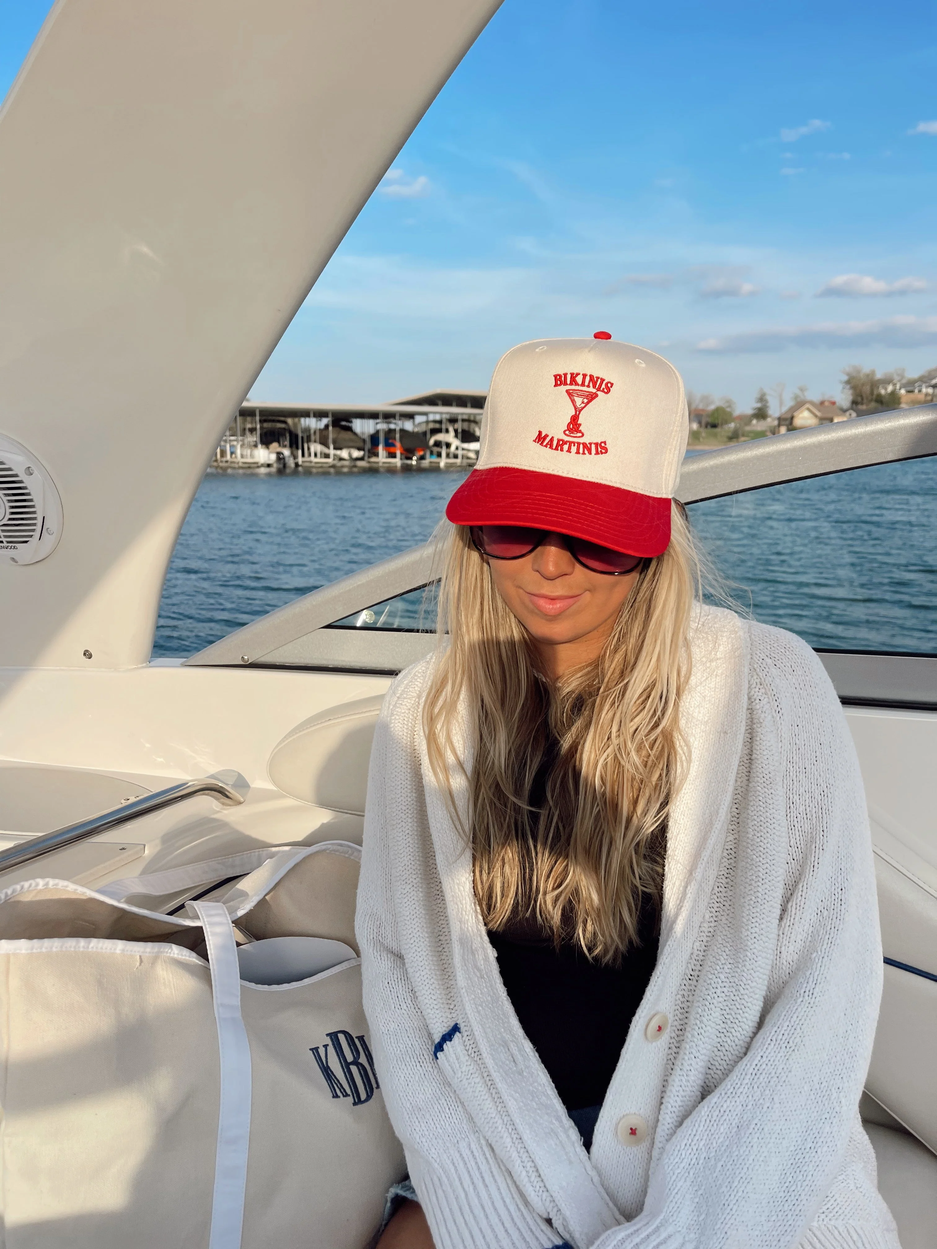 Bikinis & Martinis Vintage Trucker Hat - Image 2
