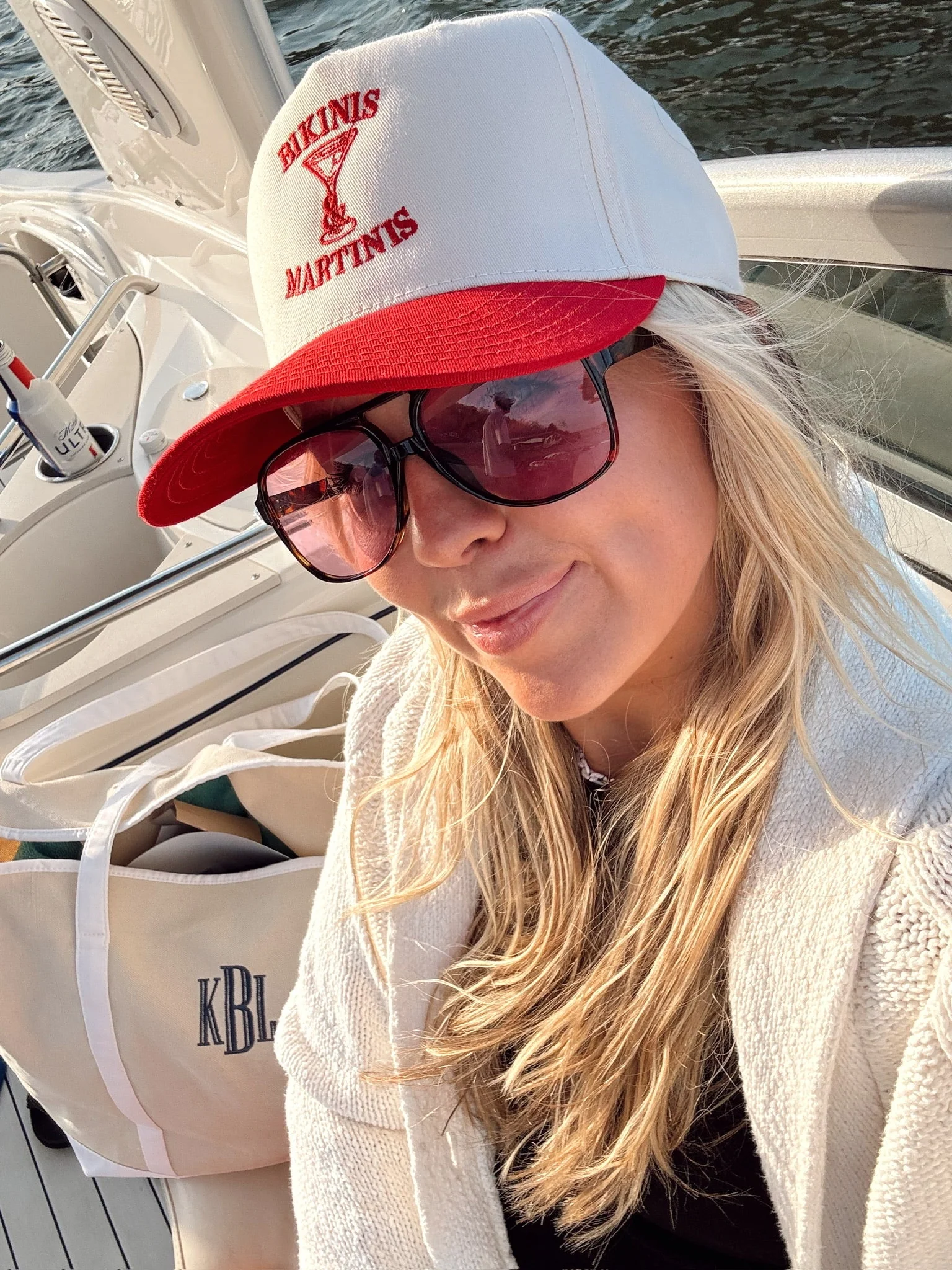 Bikinis & Martinis Vintage Trucker Hat - Image 4