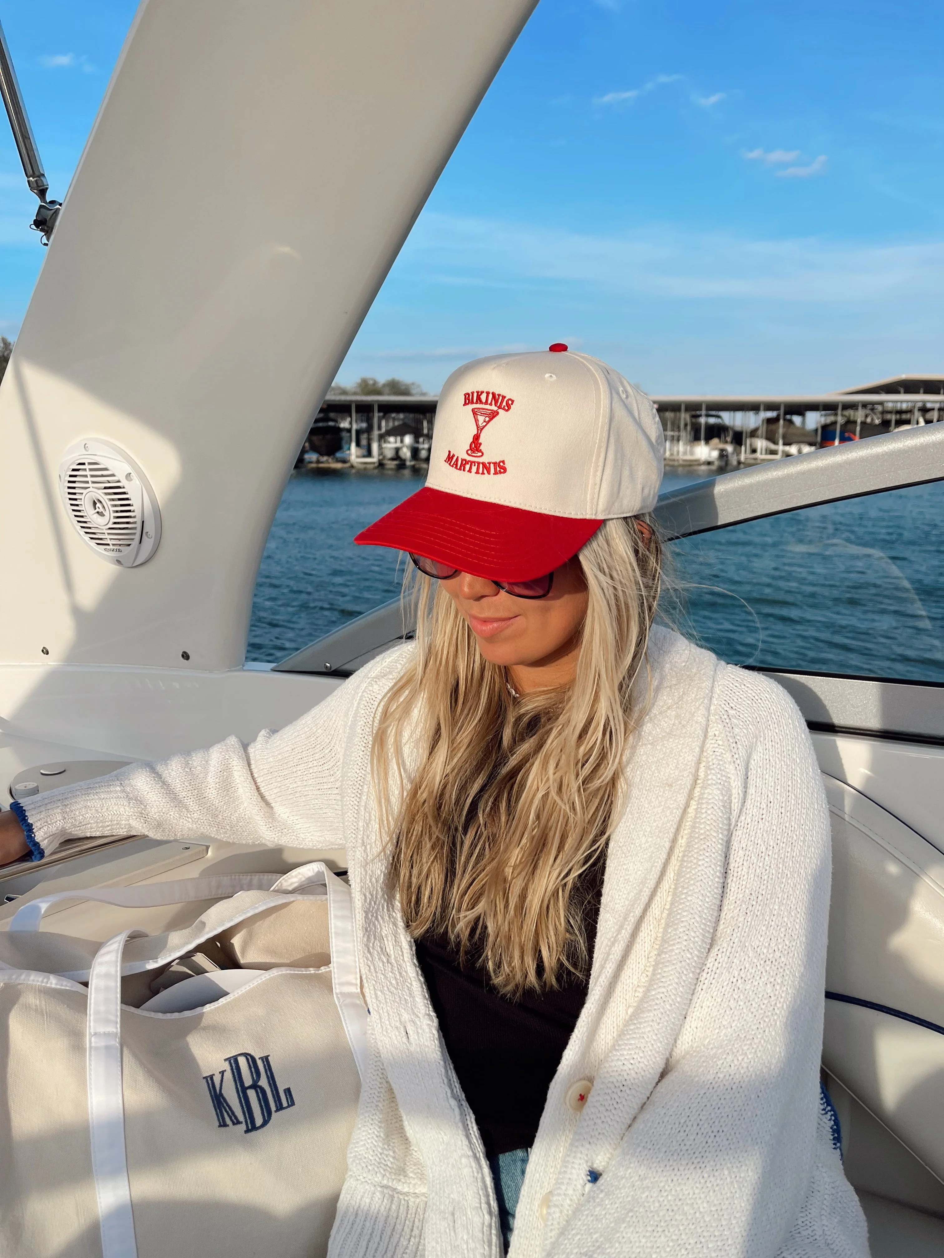 Bikinis & Martinis Vintage Trucker Hat - Image 8