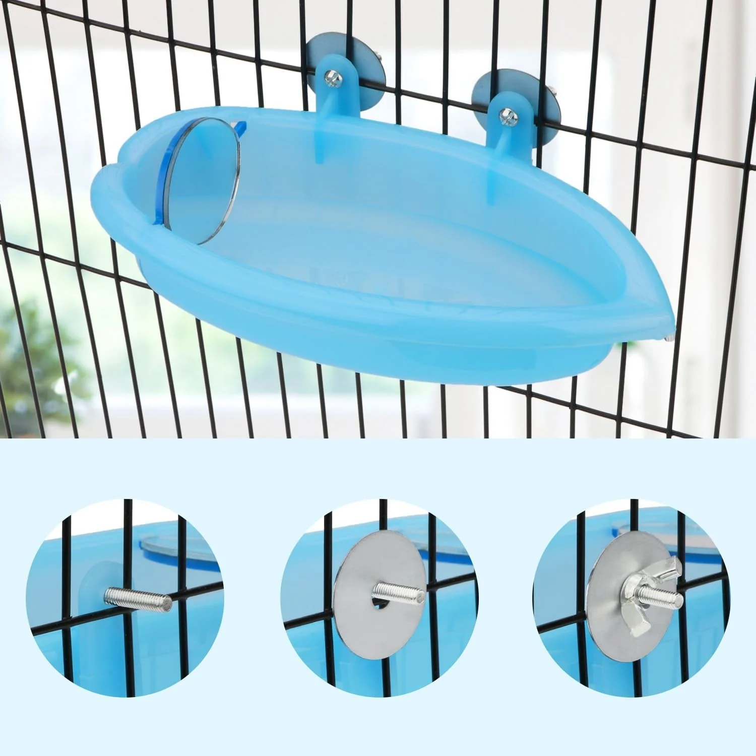Bird Bath with Mirror Portable - Image 3
