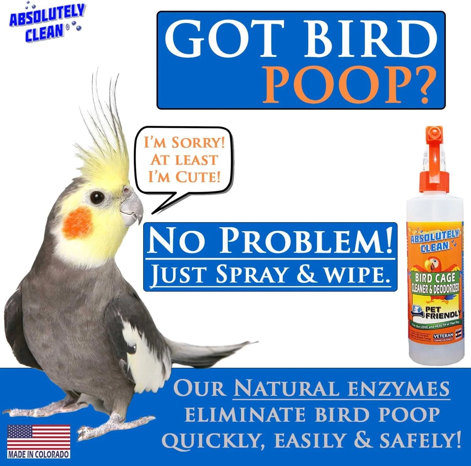 Bird Cage Cleaner and Deodorizer - Image 2