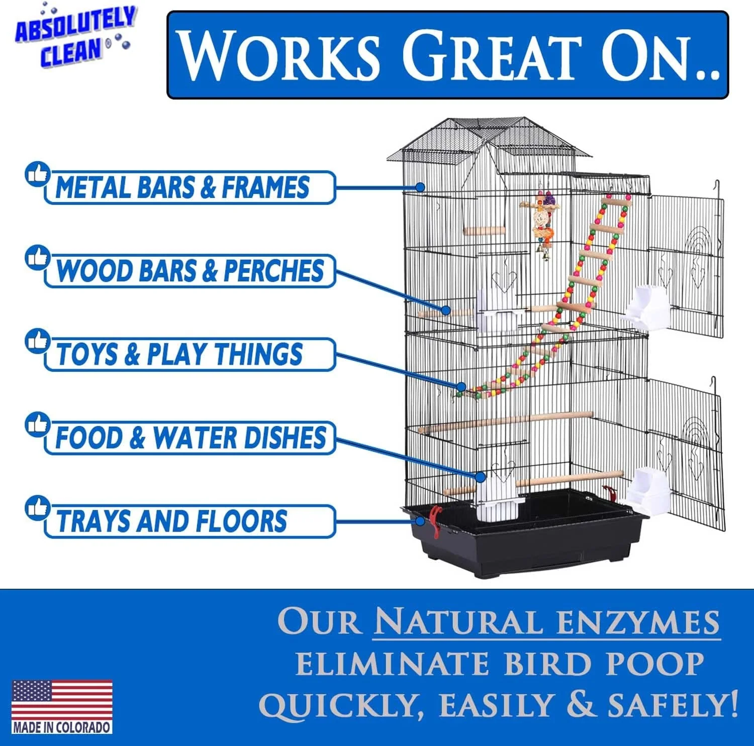 Bird Cage Cleaner and Deodorizer - Image 3