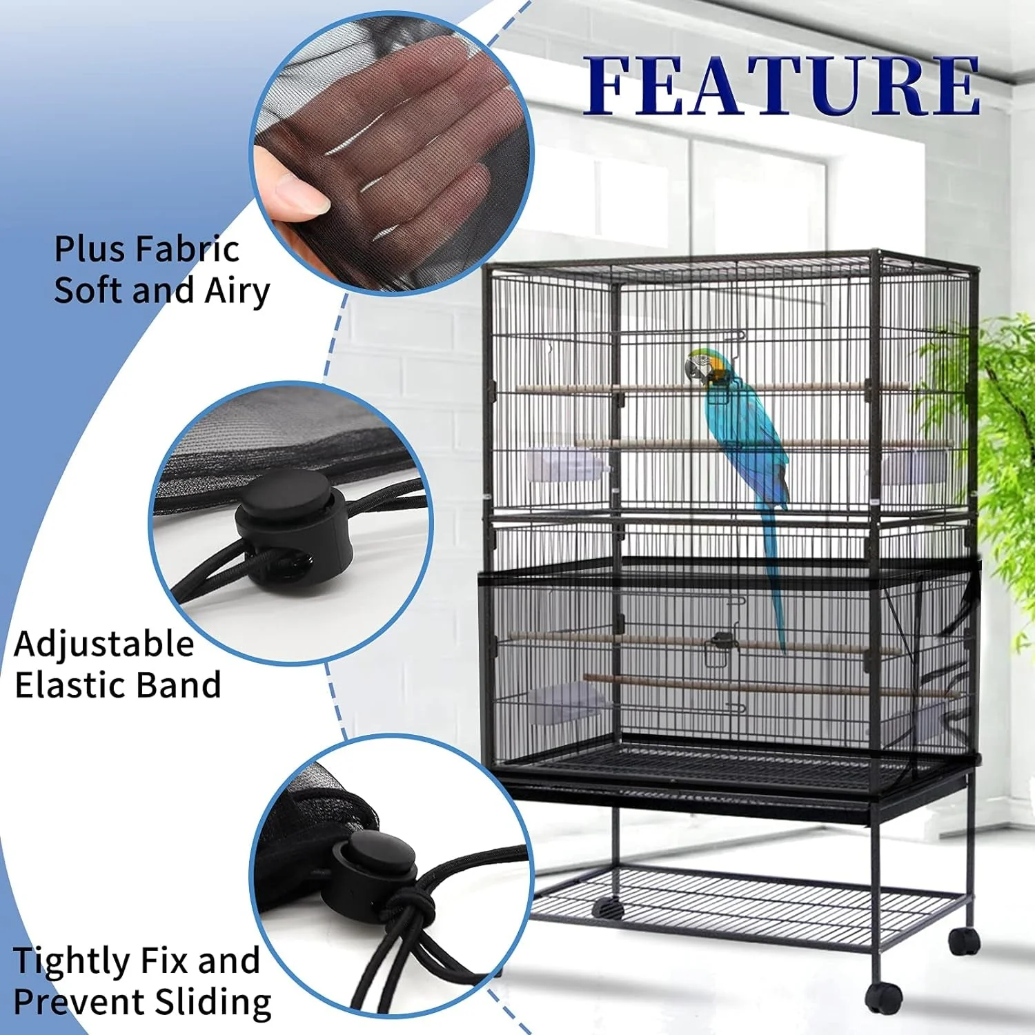 Bird Cage Cover,Tidys & Seed Catchers - Image 4