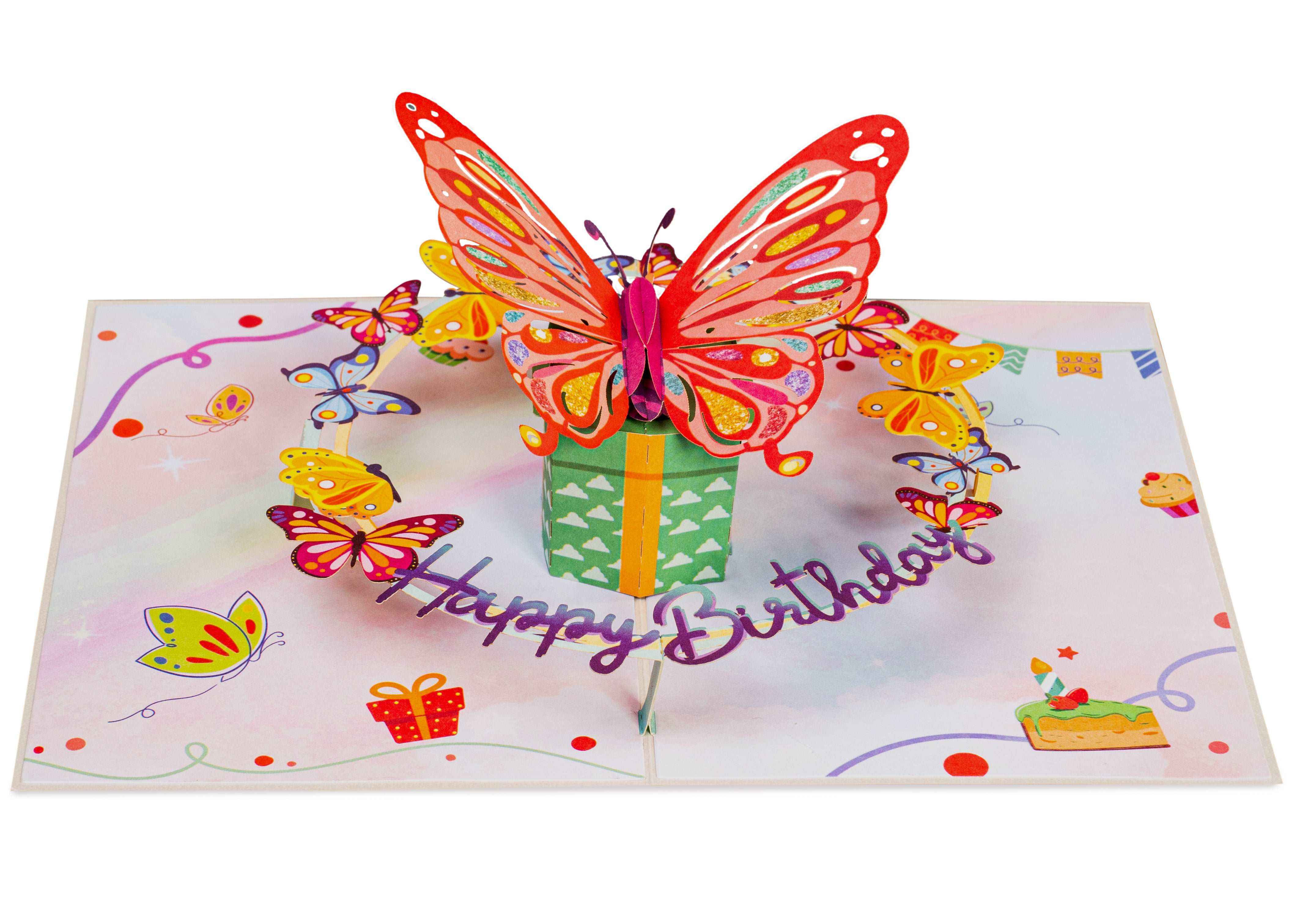 Birthday Butterfly Pop Up Card - Image 7