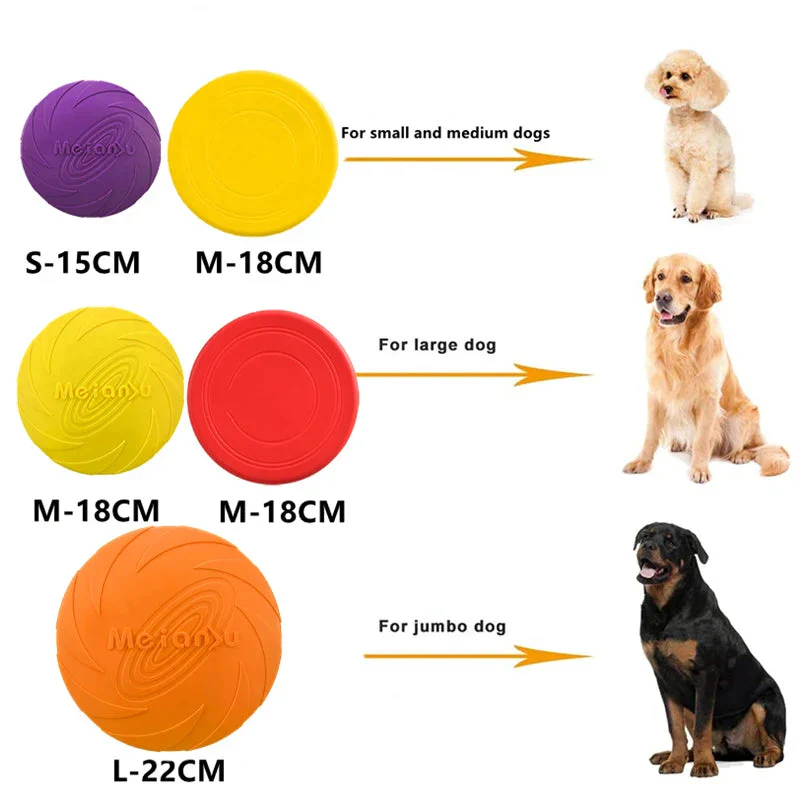 Bite-Resistant Dog Flying Disc Toy – Durable Plastic Frisbee for Outdoor Play & Puppy Training - Image 4