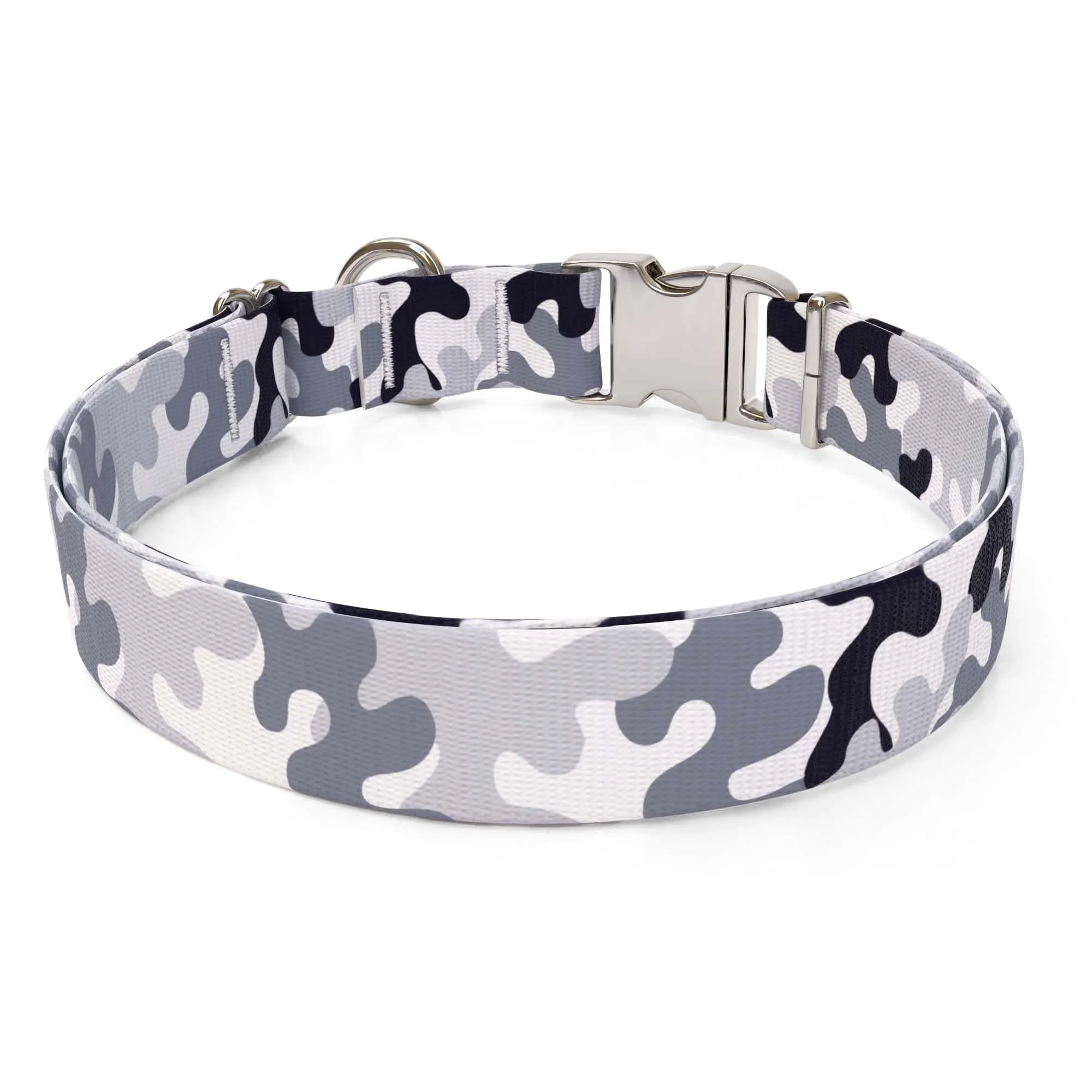 Black and White Camo Dog Collar - Image 2