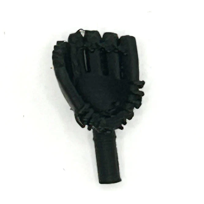 Black Baseball Glove (Left Hand) for Minifig [3D Printed] - Image 2