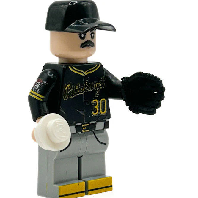 Black Baseball Glove (Left Hand) for Minifig [3D Printed] - Image 3