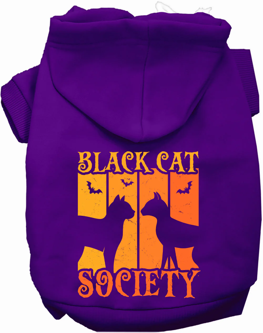 Black Cat Society Halloween Pet Hoodie - Image 10