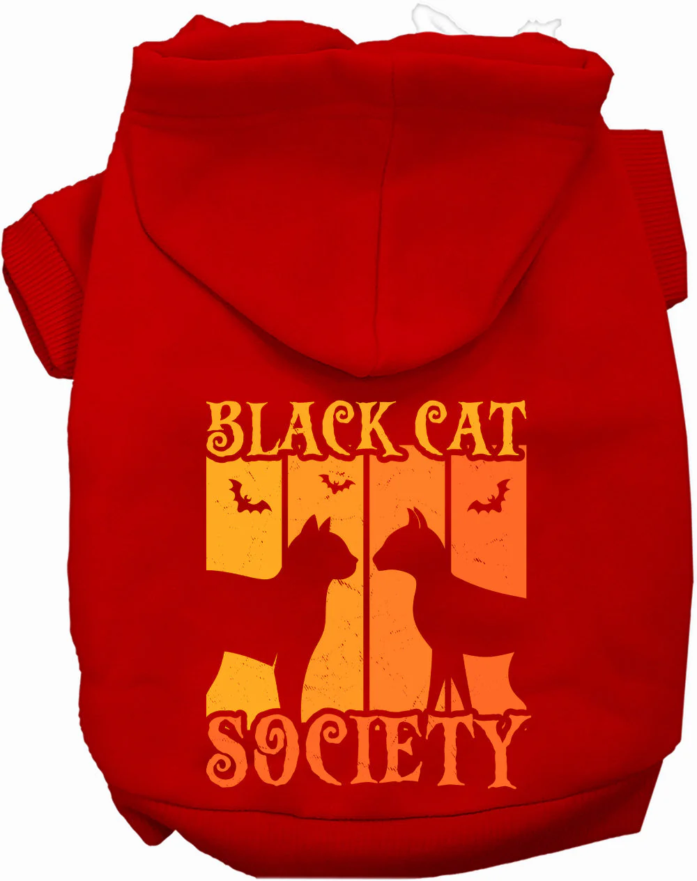 Black Cat Society Halloween Pet Hoodie - Image 11