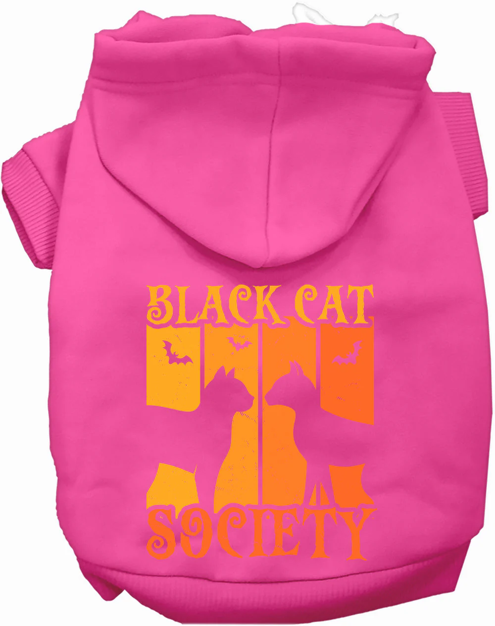 Black Cat Society Halloween Pet Hoodie - Image 4