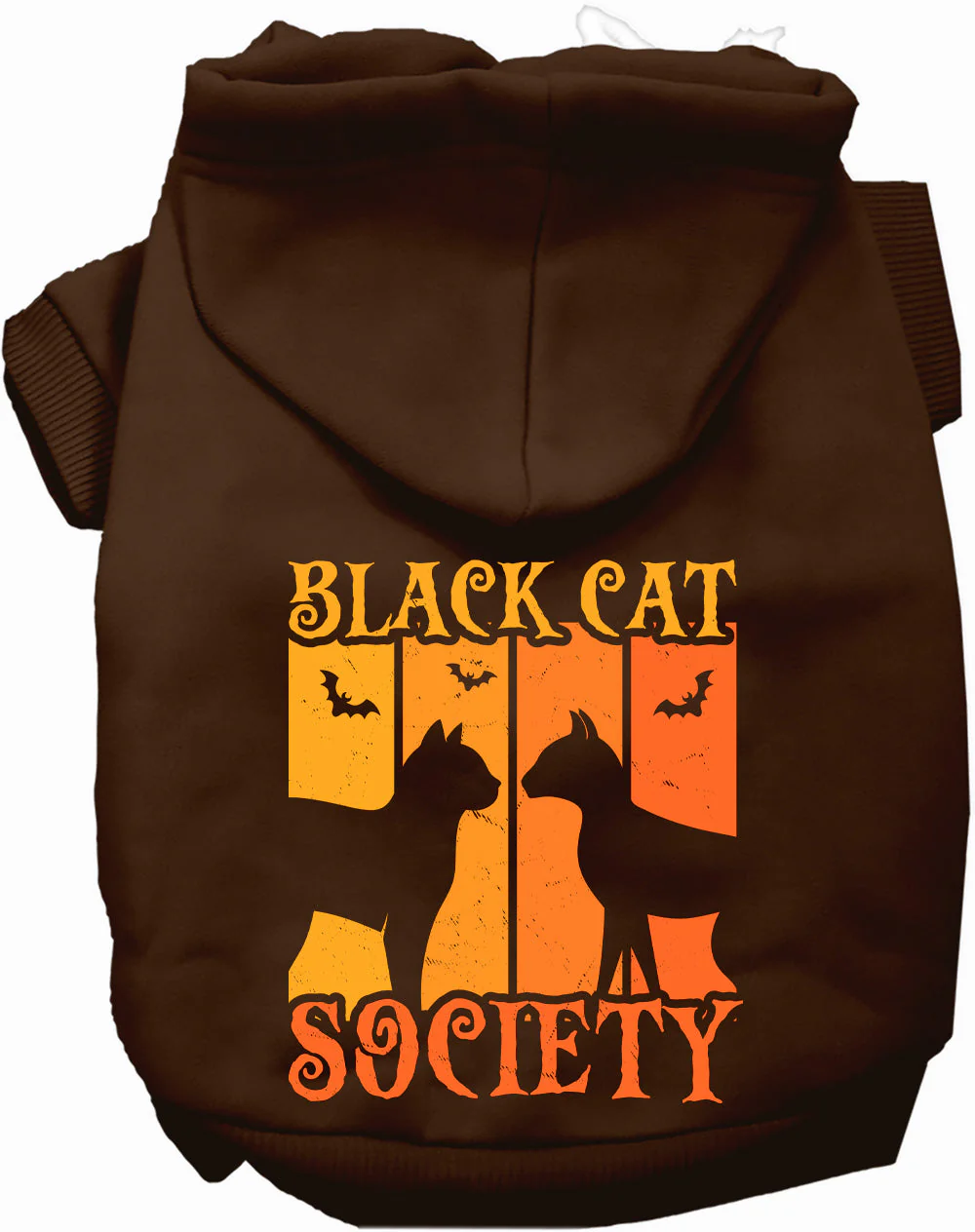Black Cat Society Halloween Pet Hoodie - Image 5