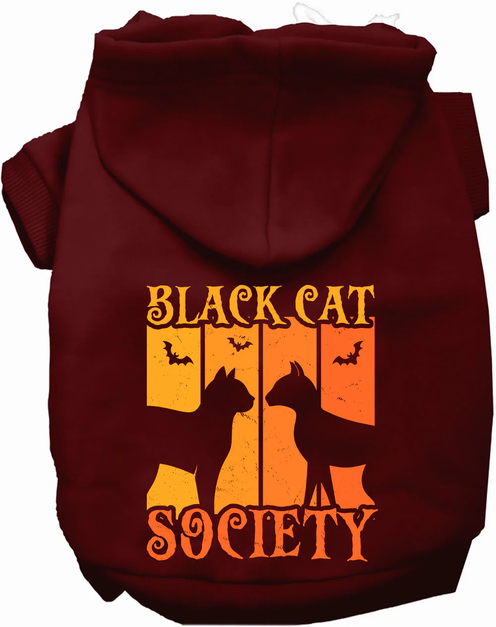 Black Cat Society Halloween Pet Hoodie - Image 8