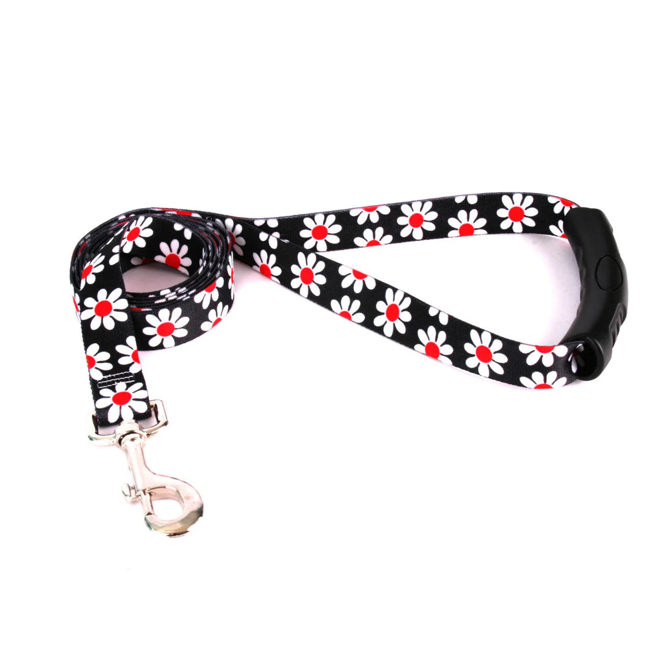 Black Daisy Dog Leash - Image 3