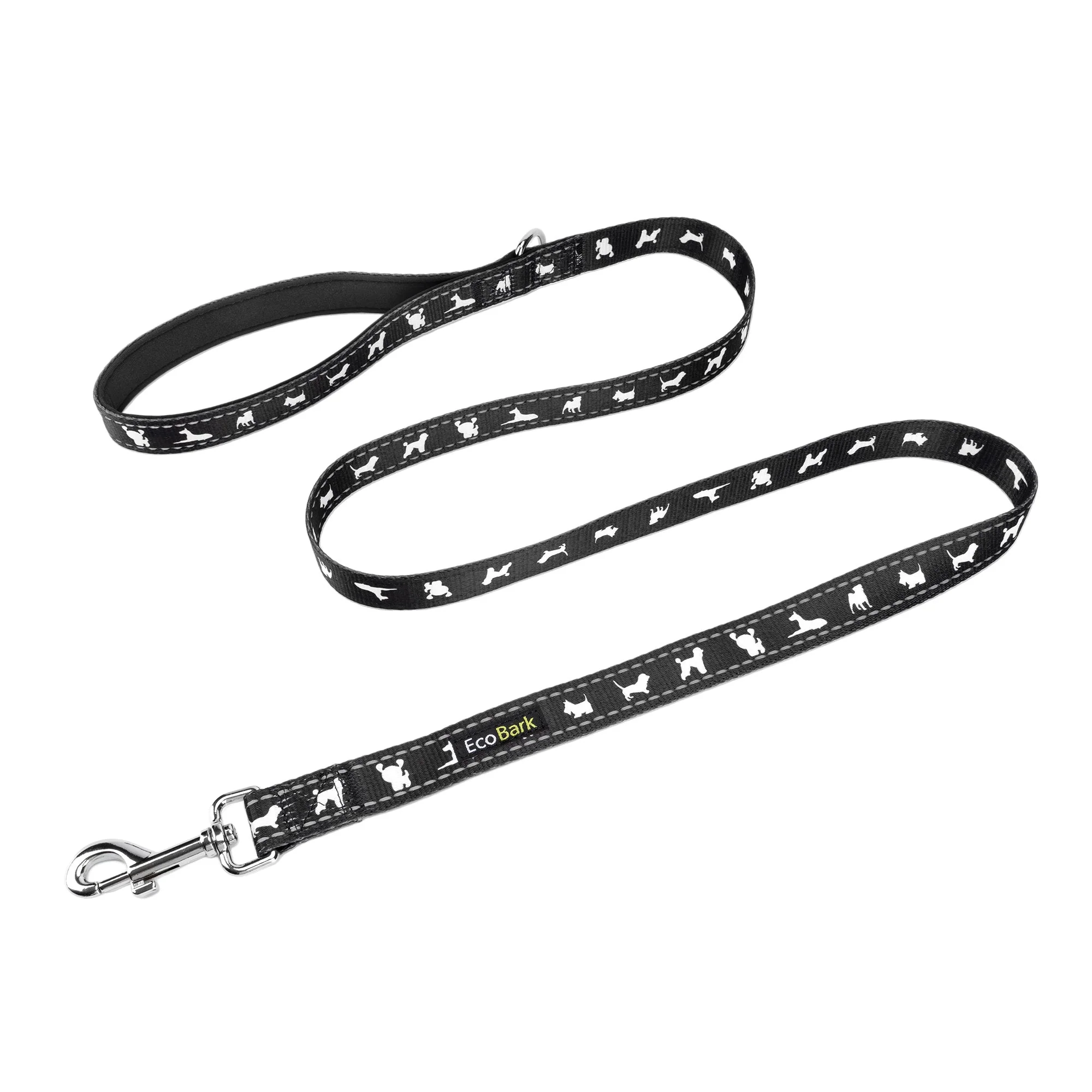 Black Dog Leash by EcoBark - Comfort Grip Padded Leash - 5ft for Small and Medium Dogs - Image 4