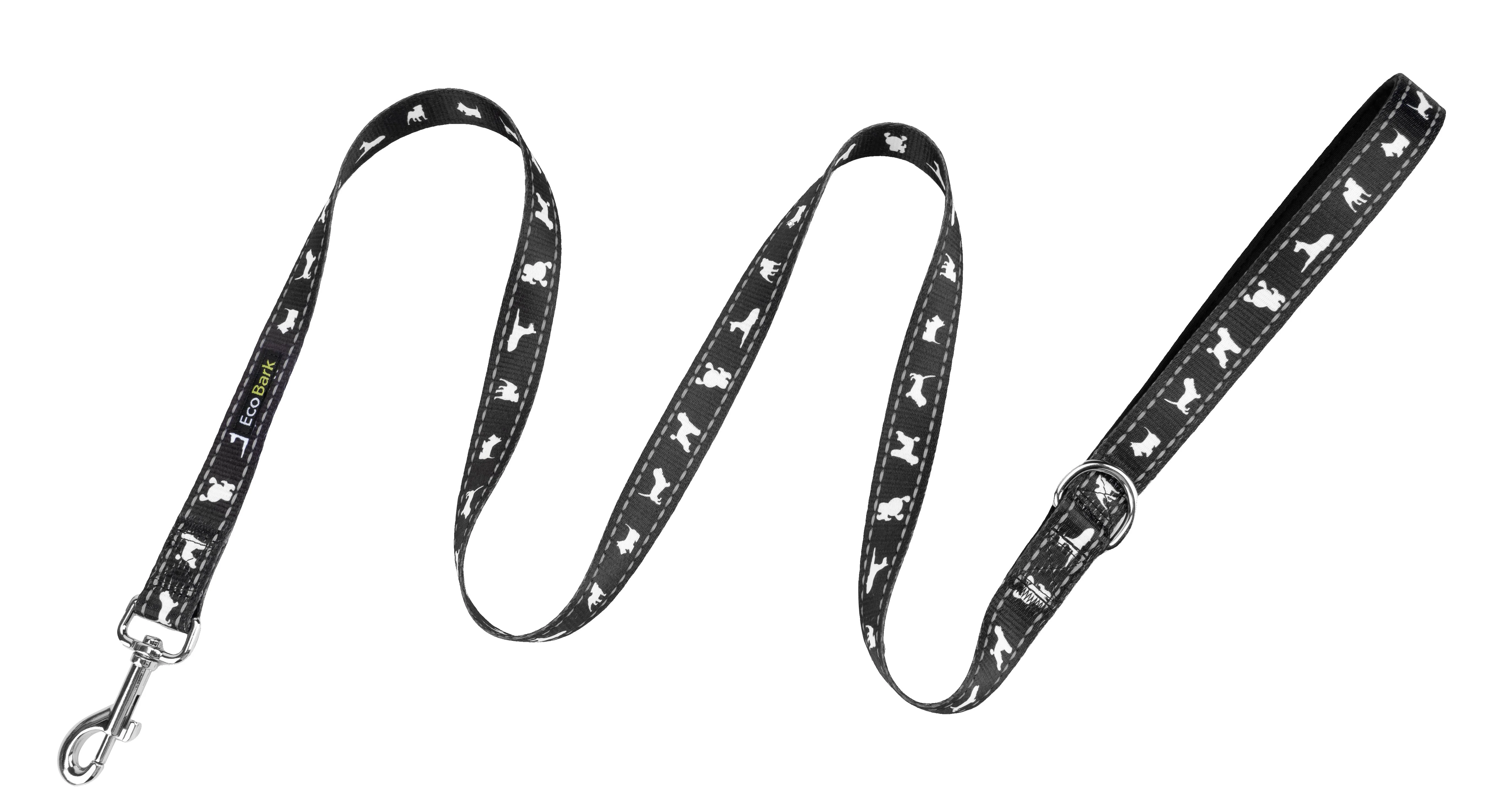Black Dog Leash by EcoBark - Comfort Grip Padded Leash - 5ft for Small and Medium Dogs - Image 6