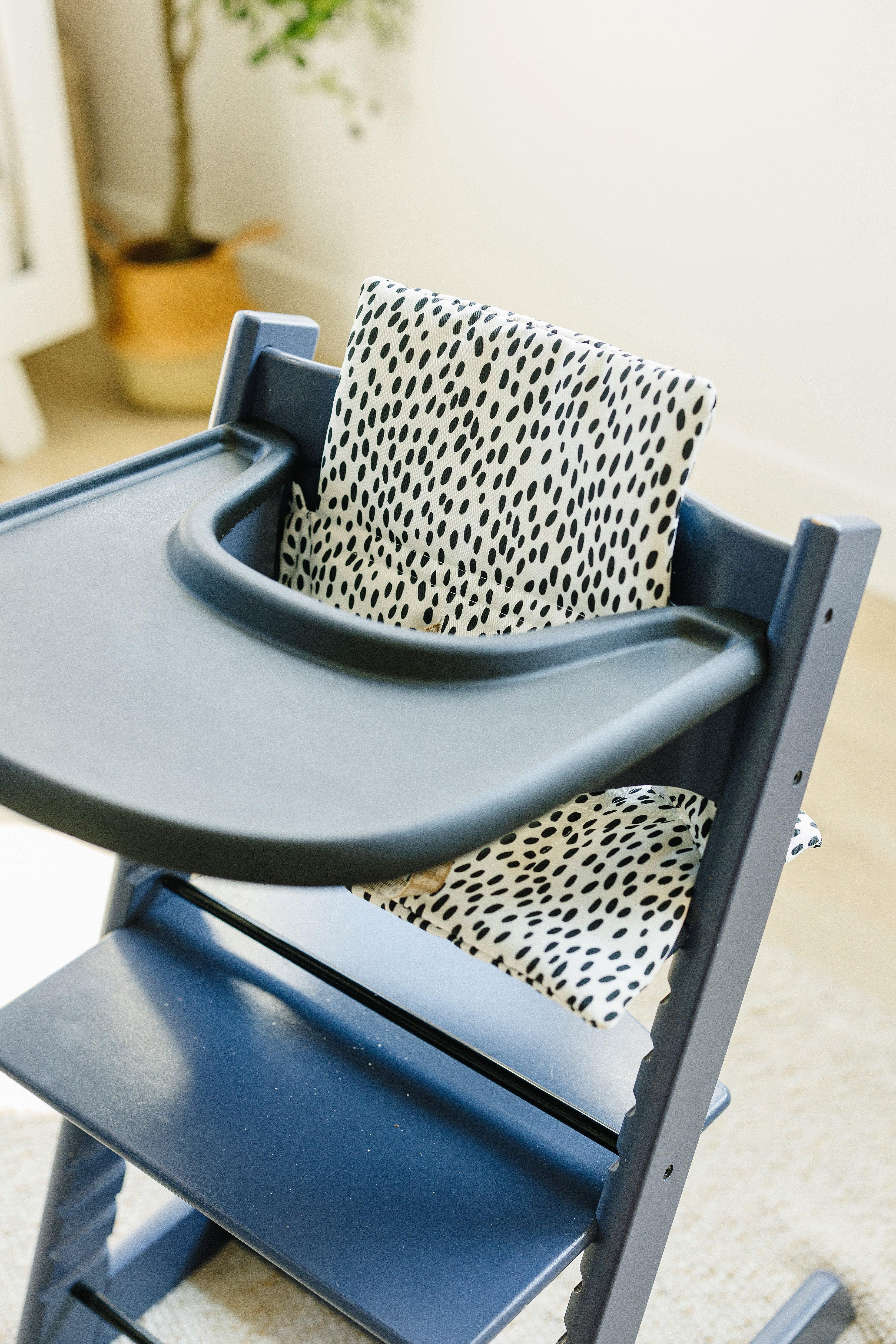 Black Dots Cushion for the Stokke Tripp Trapp Highchair - Image 5