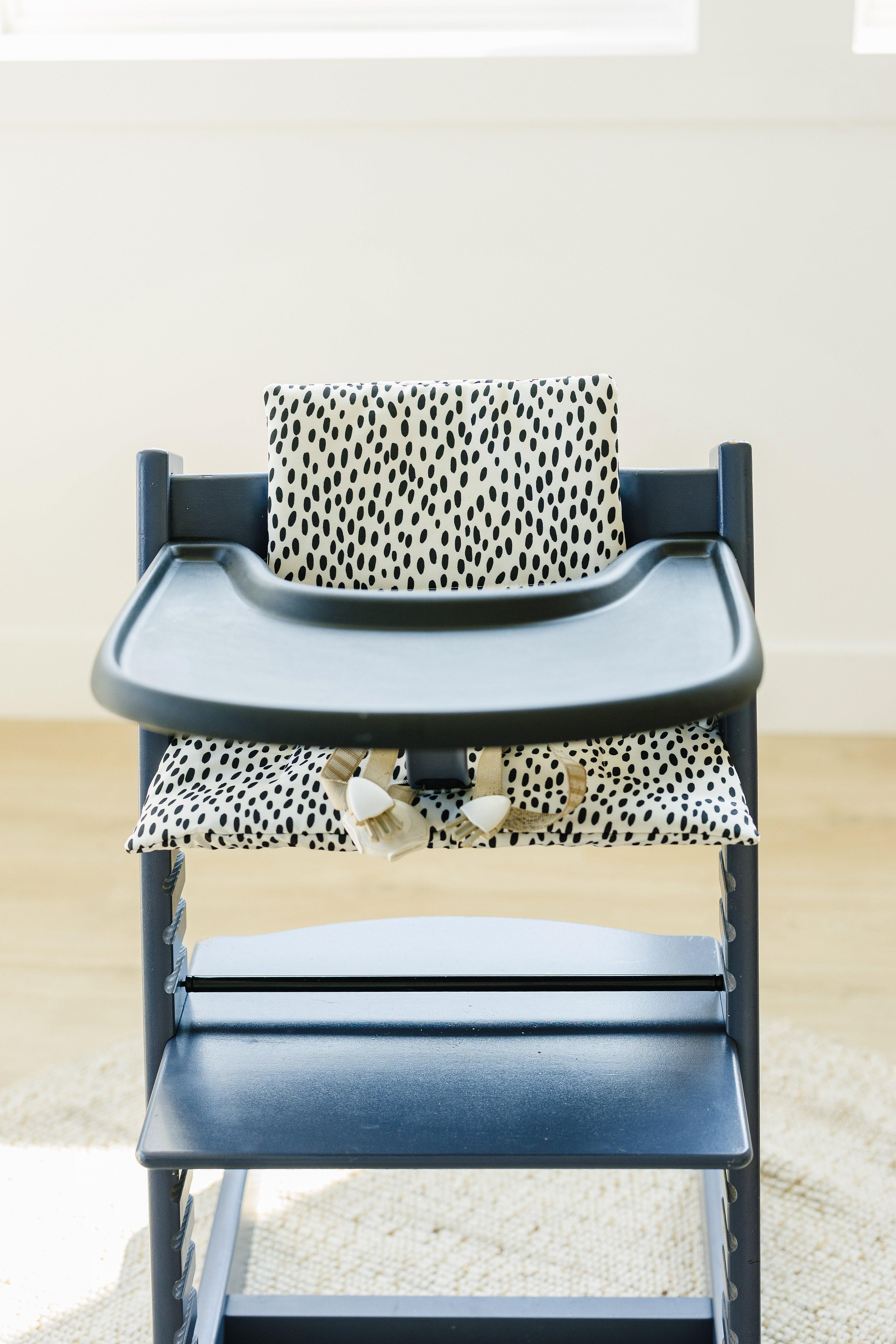 Black Dots Cushion for the Stokke Tripp Trapp Highchair - Image 6