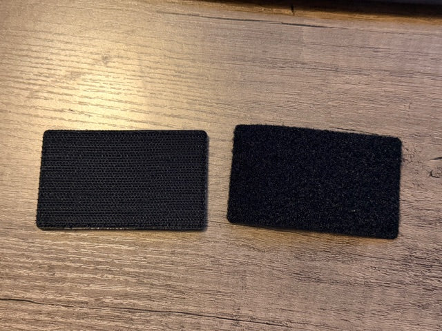 Black/Grey US American Flag Patch - Heavy Duty PVC/Rubber - Image 2