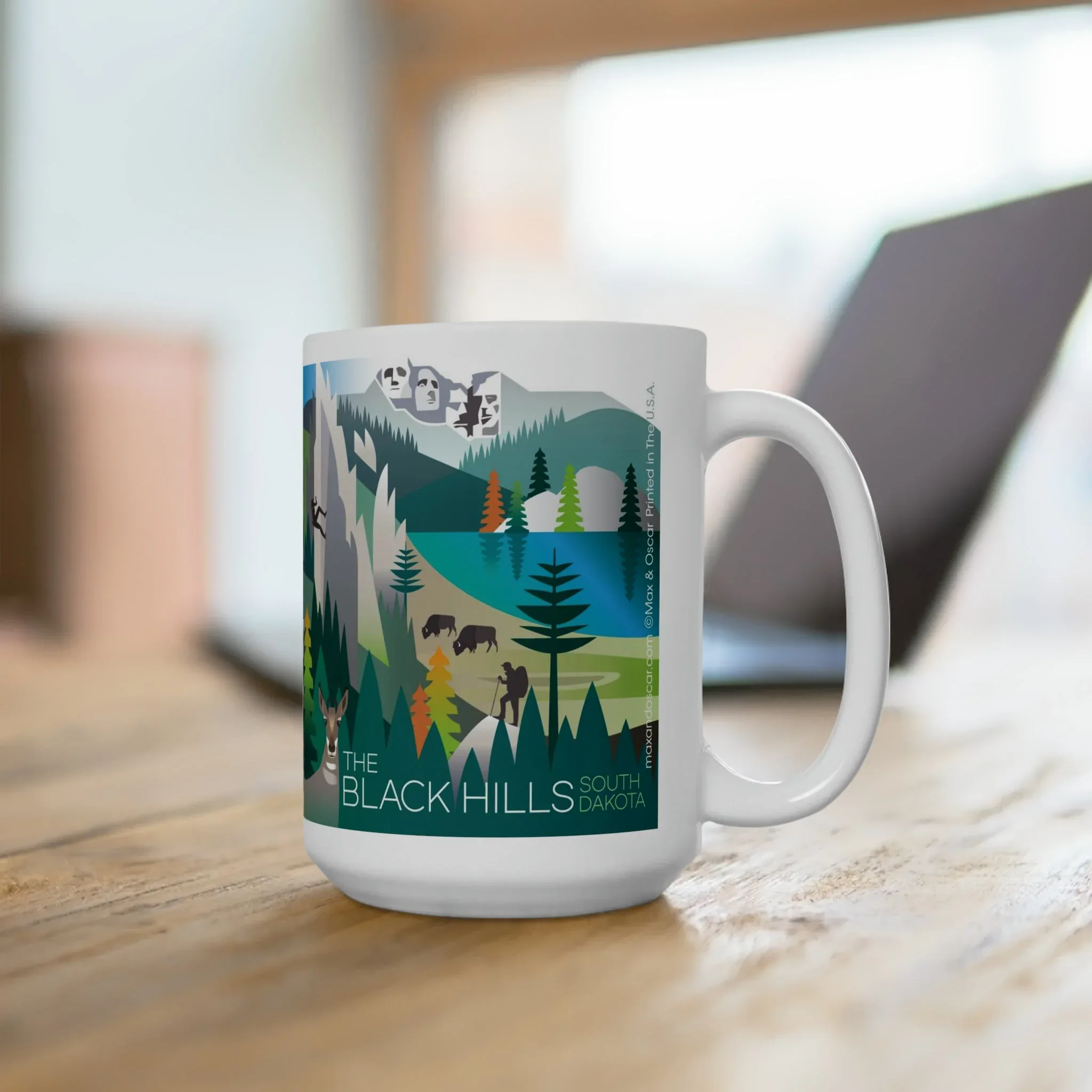 Black Hills Ceramic Mug 11oz or 15oz - Image 4
