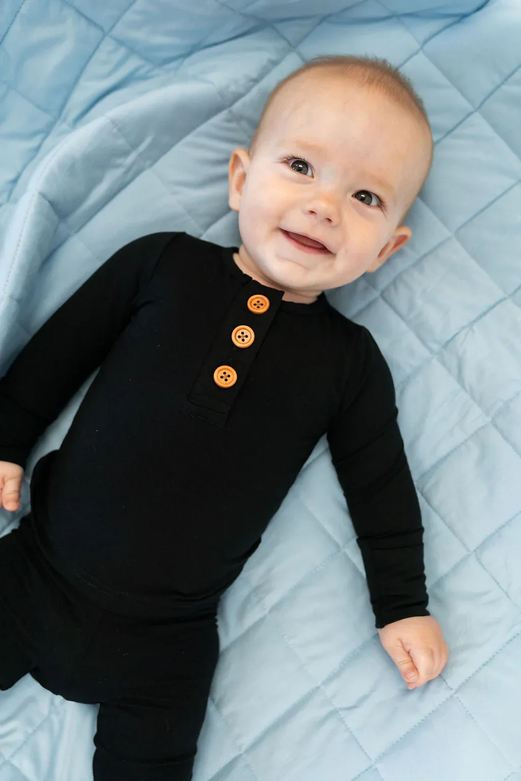 Black Infant 2-Piece Bamboo Set - Image 3
