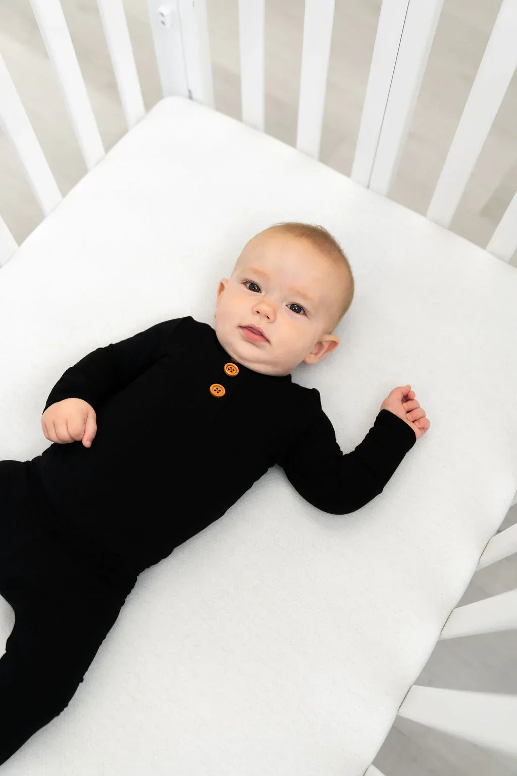 Black Infant 2-Piece Bamboo Set - Image 4
