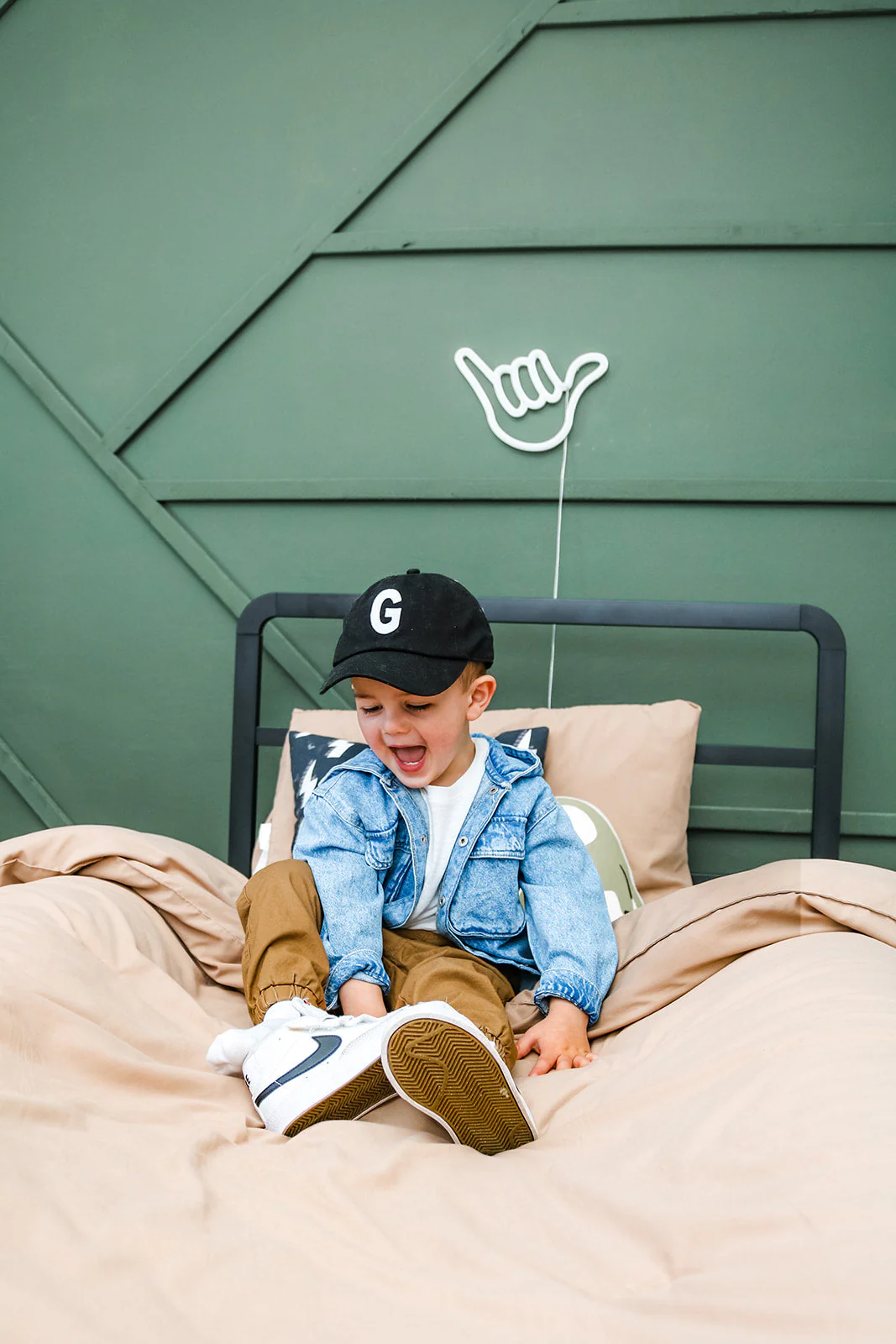 Black Letter Baseball Hat - Image 4