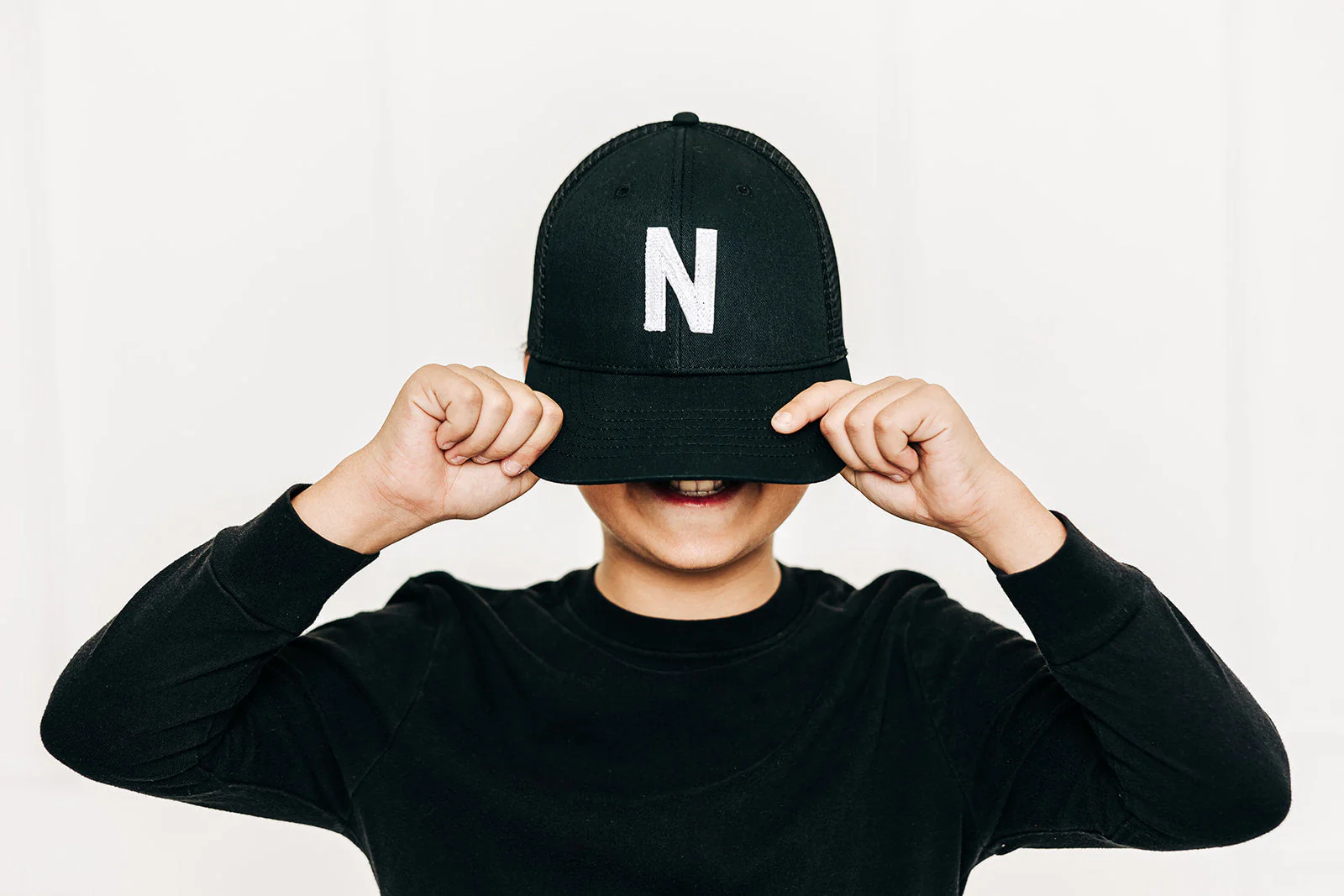 Black Letter Snapback Hat - Image 7