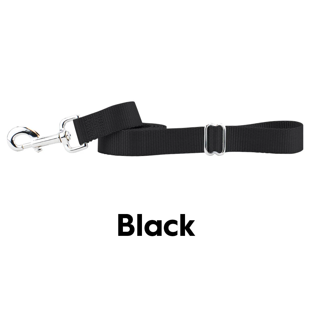 Black Nylon Dog Leash - Image 2