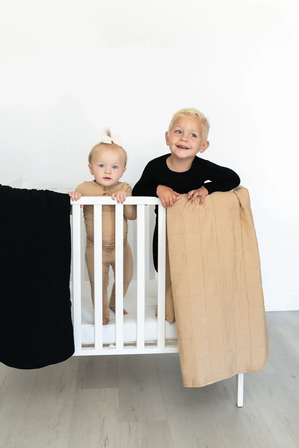 Black Quilted Bamboo Blanket - Image 2