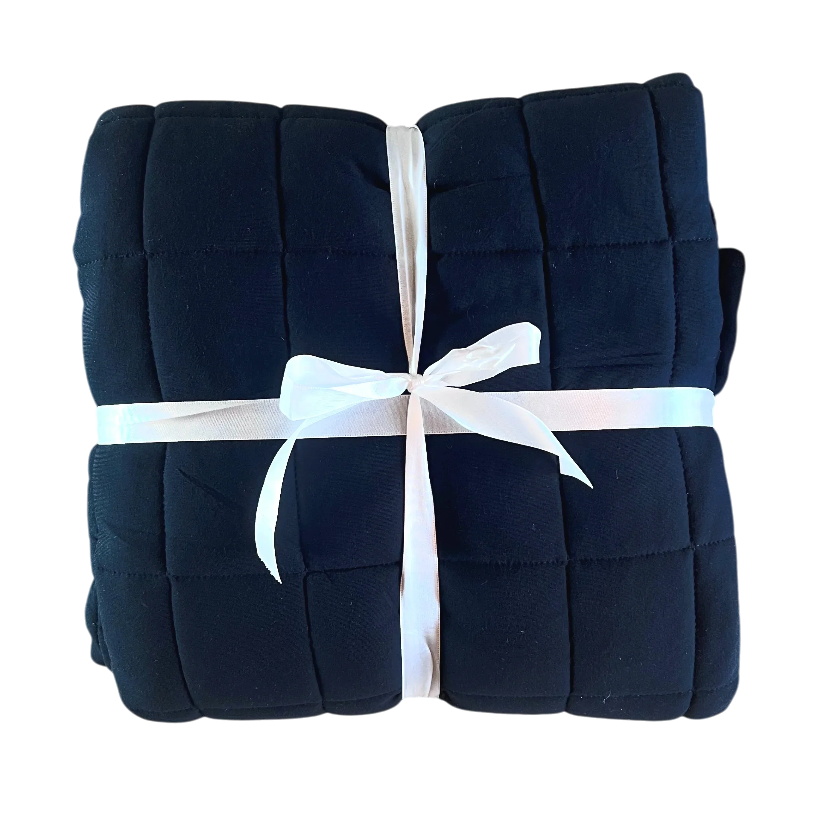 Black Quilted Bamboo Blanket - Image 4