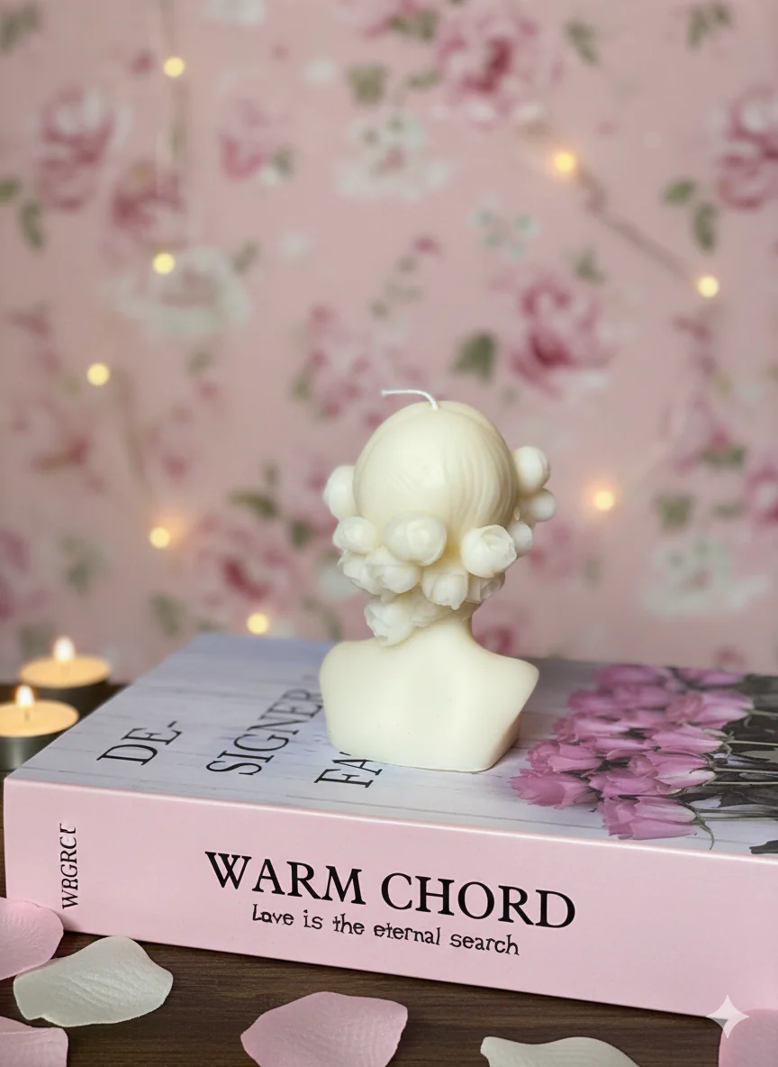 Blindfolded Flower Girl Candle - Image 4