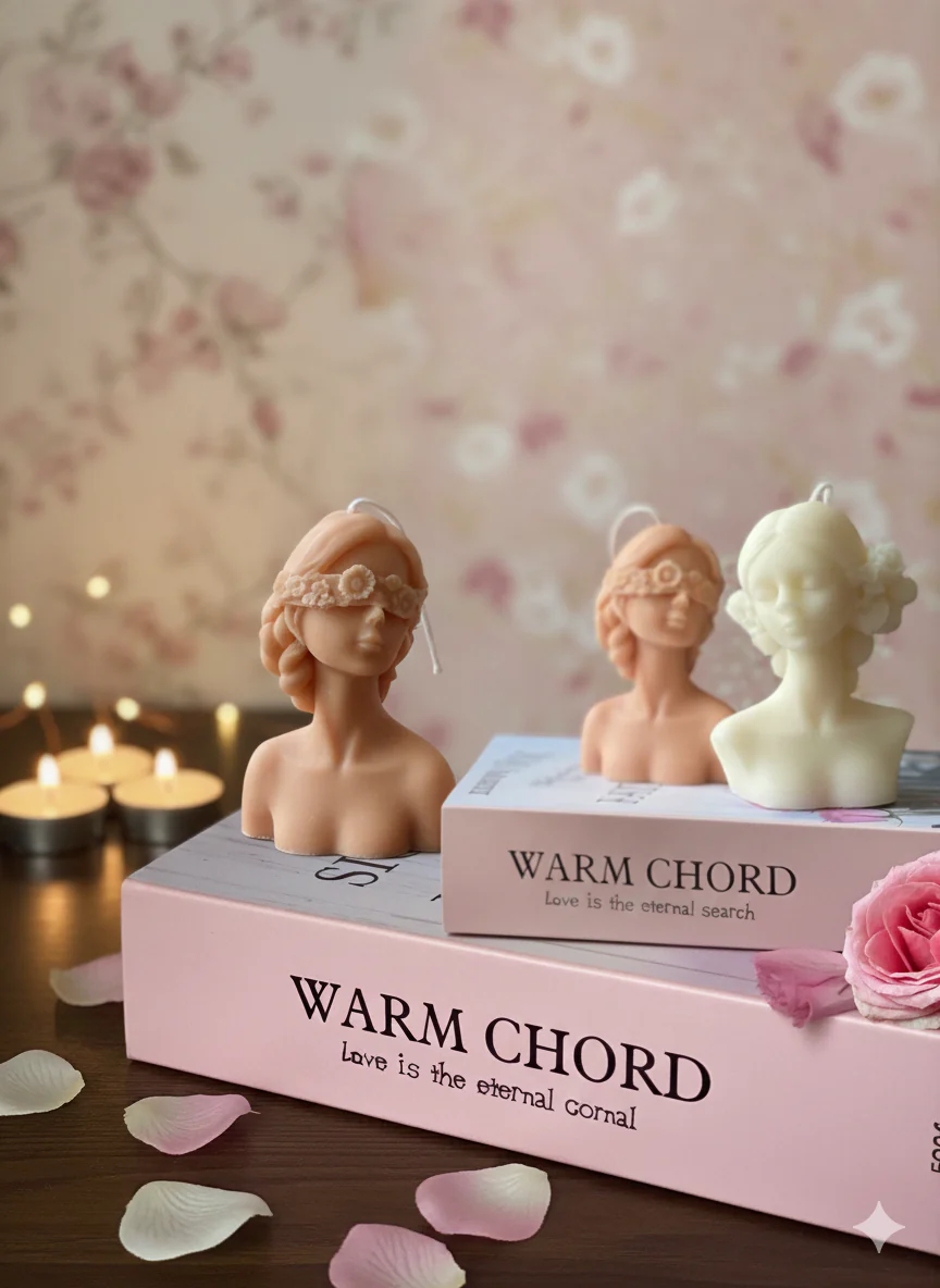 Blindfolded Flower Girl Candle - Image 5