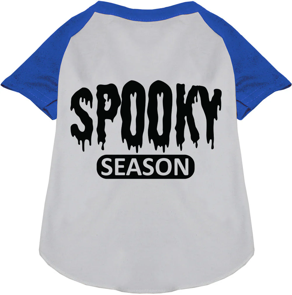 Bloody Spooky Season Pet Raglan Shirt - Image 3