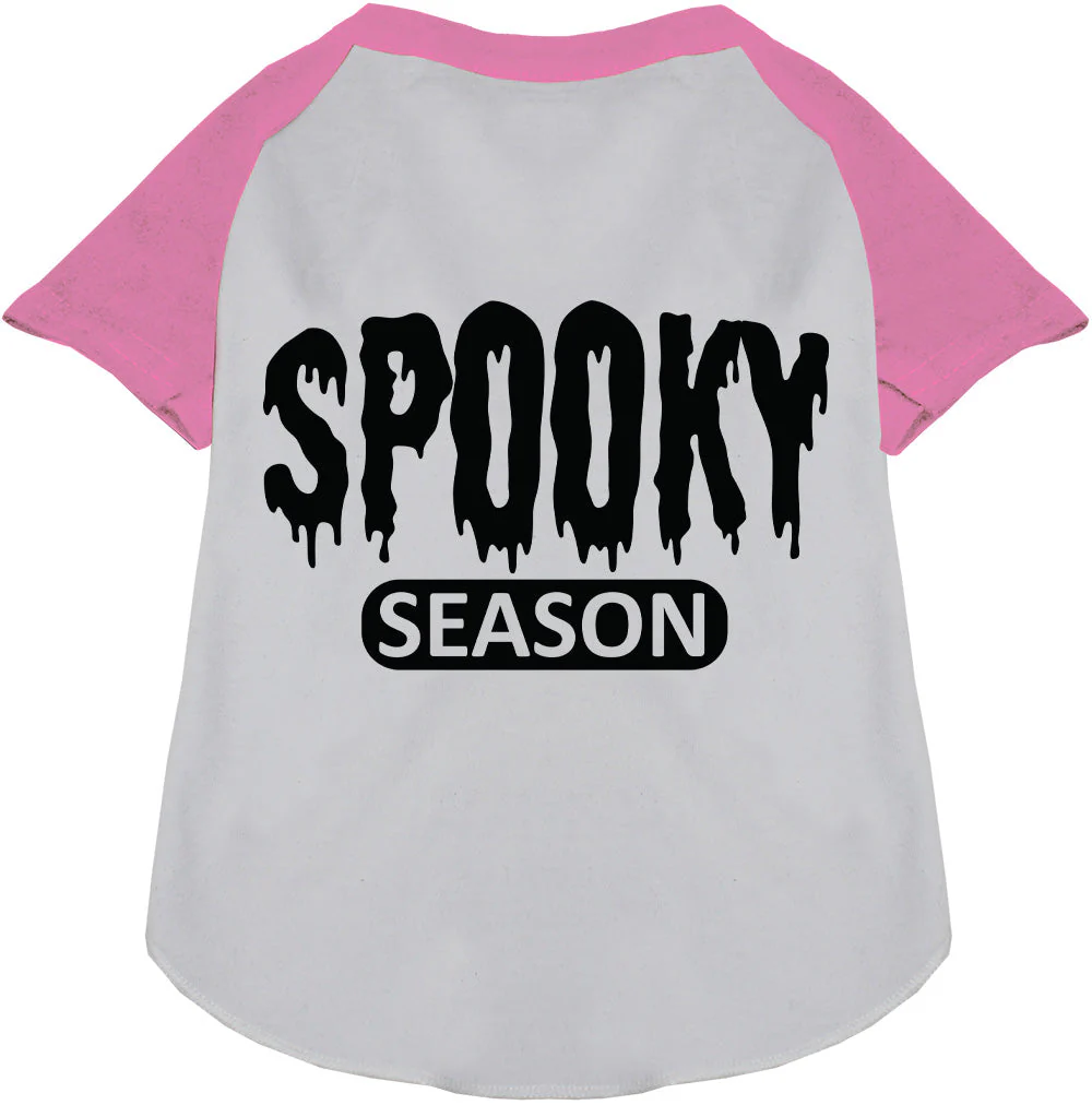 Bloody Spooky Season Pet Raglan Shirt - Image 5