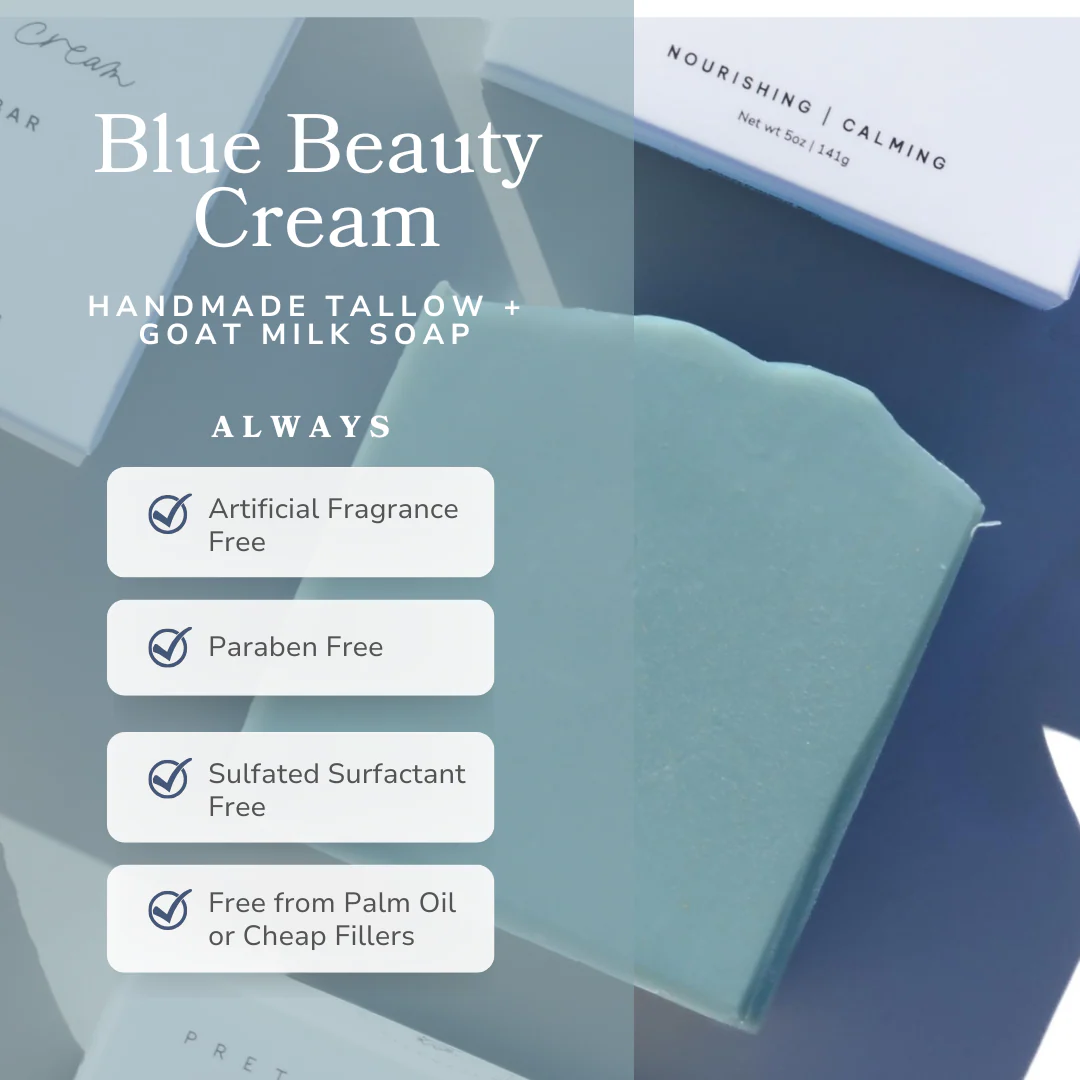 Blue Beauty Cream Facial Bar - Image 3