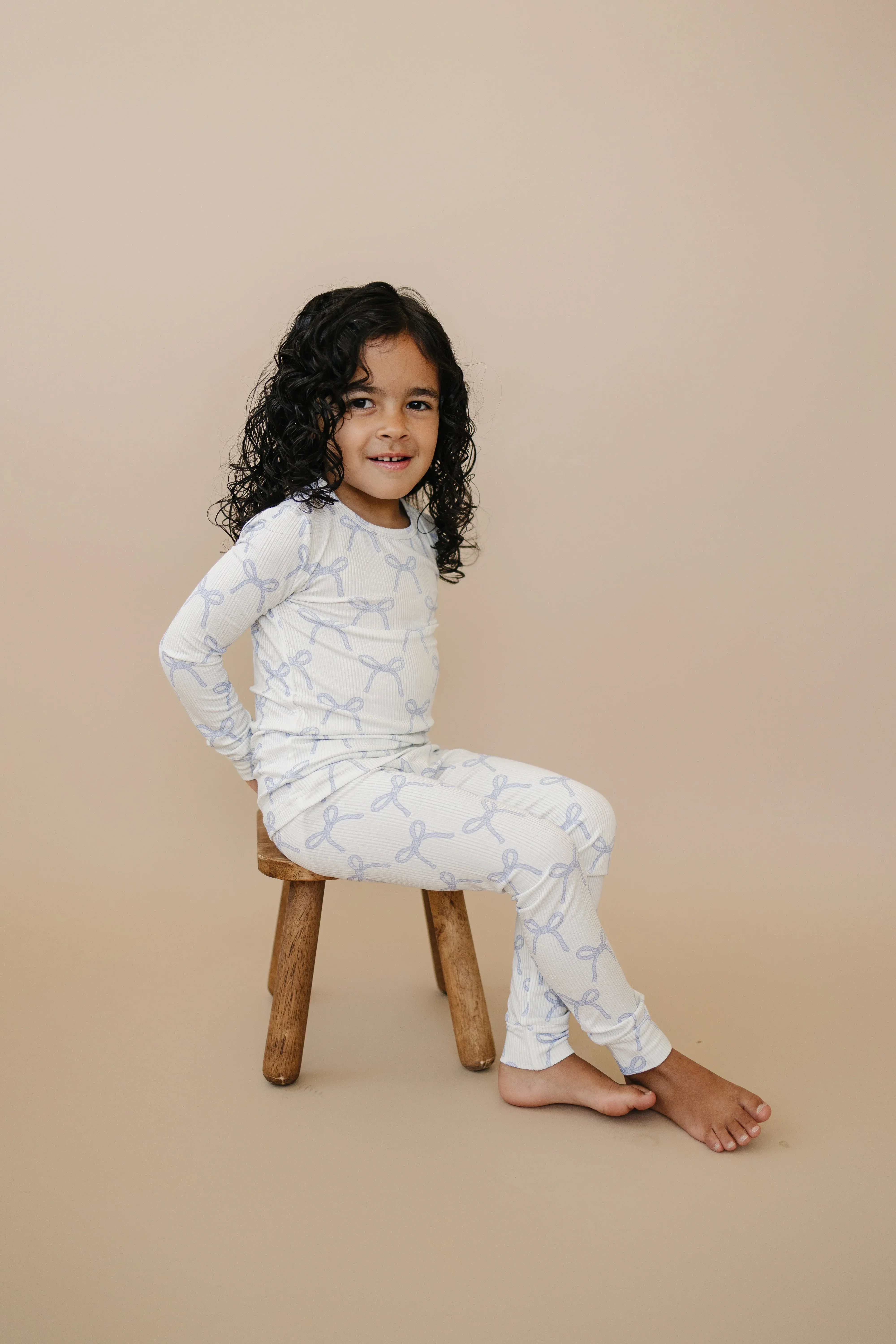 Blue Belle 2pc Ribbed Bamboo Pajamas - Image 18