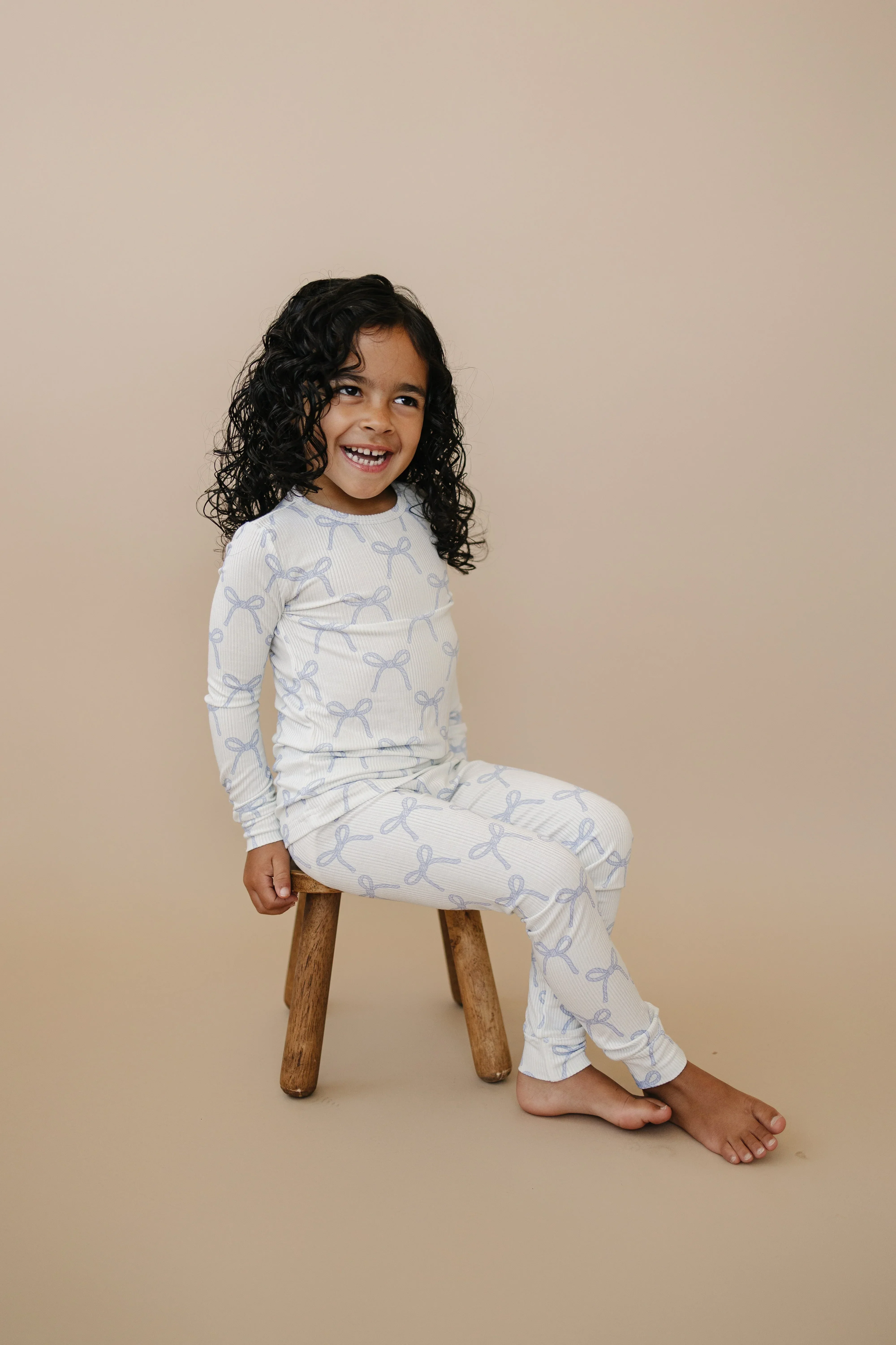 Blue Belle 2pc Ribbed Bamboo Pajamas - Image 19