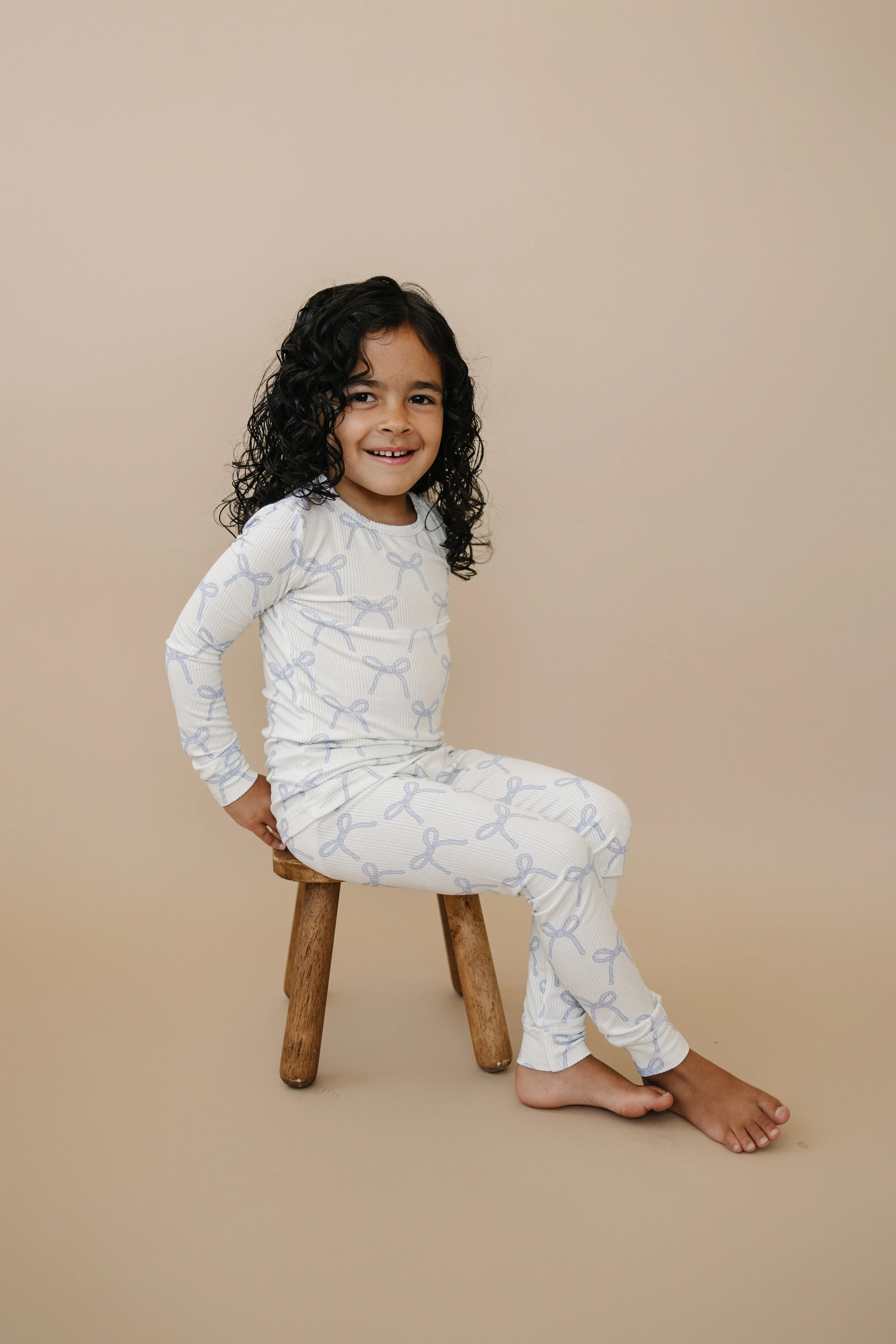 Blue Belle 2pc Ribbed Bamboo Pajamas - Image 21