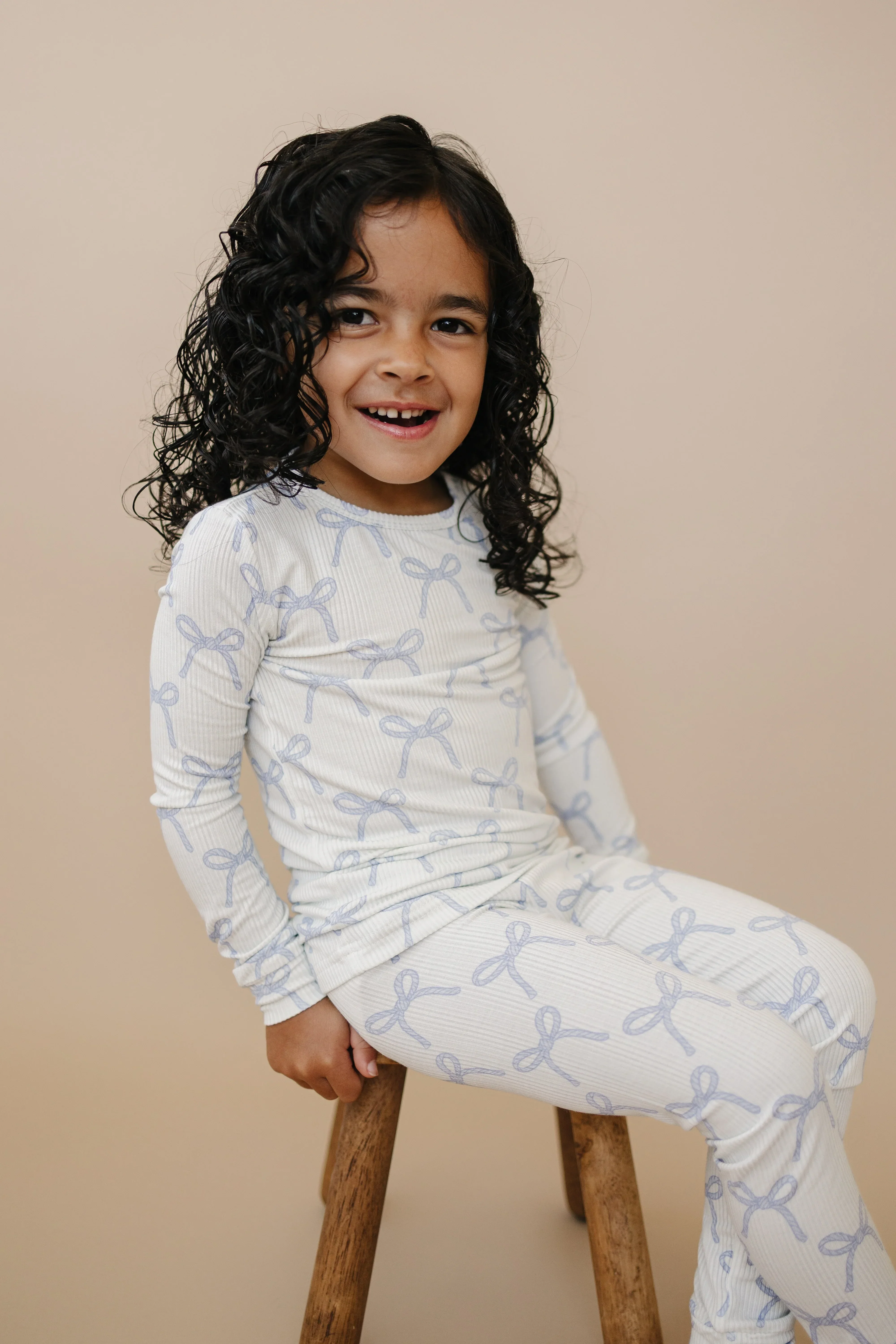 Blue Belle 2pc Ribbed Bamboo Pajamas - Image 22