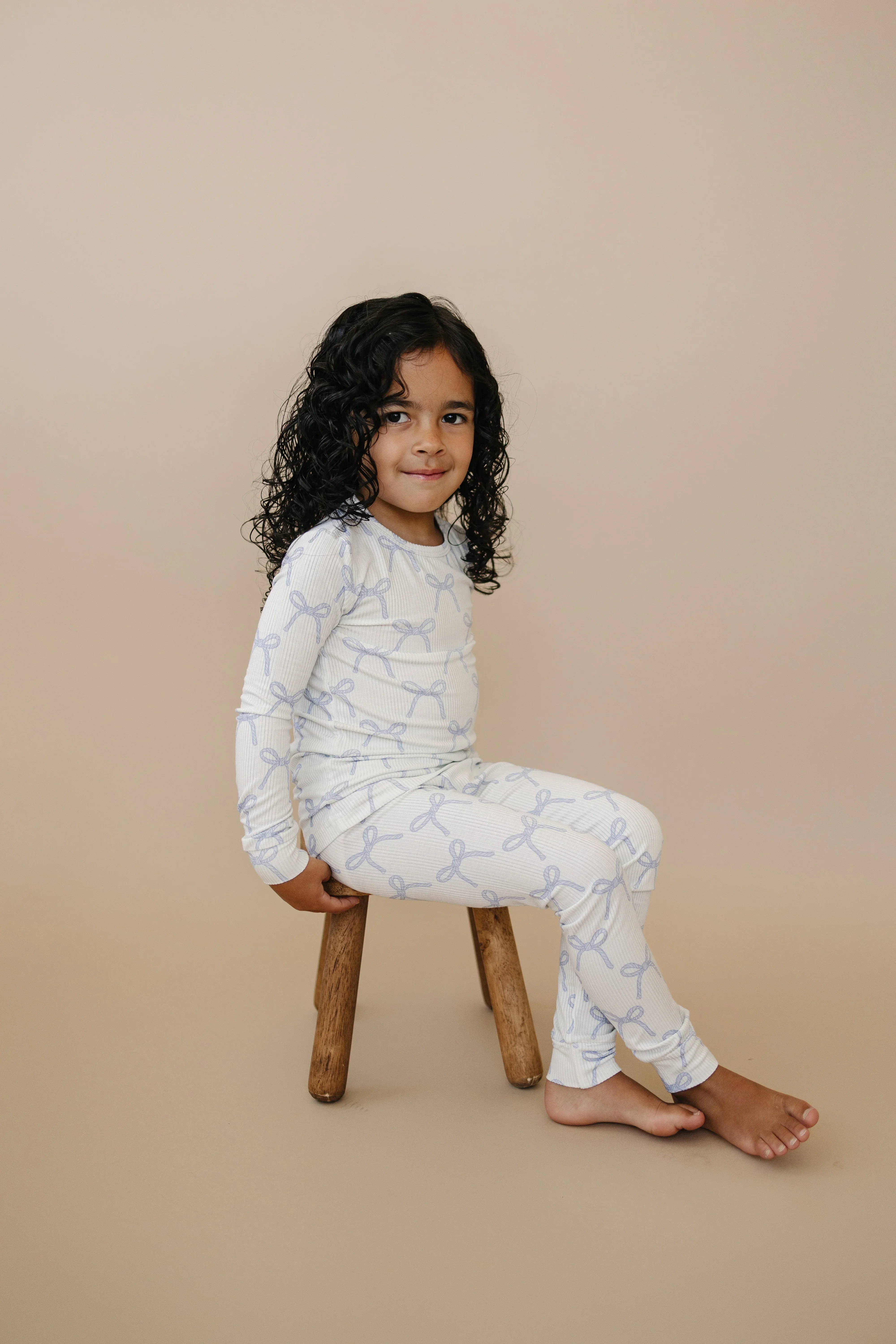 Blue Belle 2pc Ribbed Bamboo Pajamas - Image 23