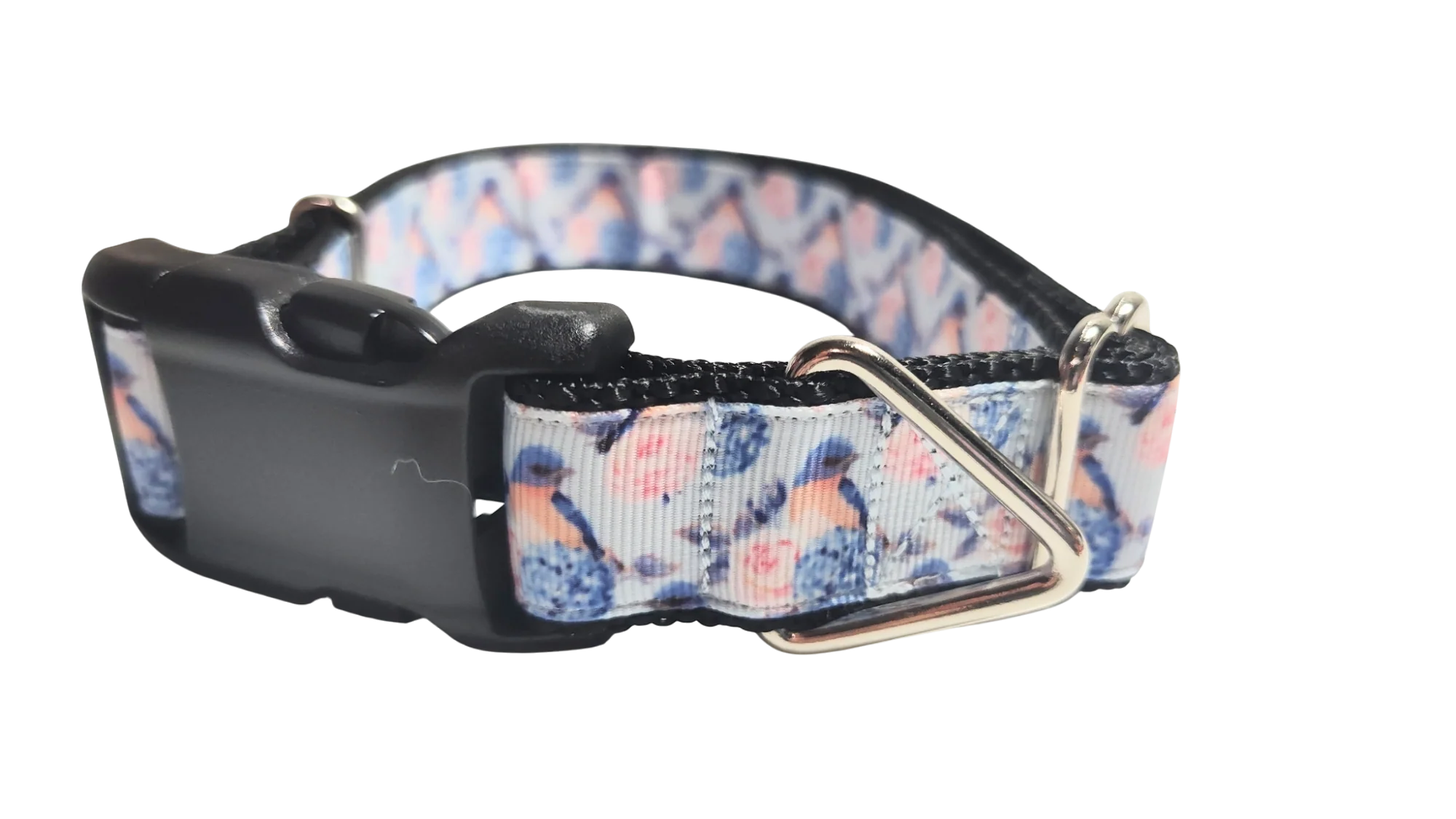 Blue Bird Nylon Dog Collar - Image 2