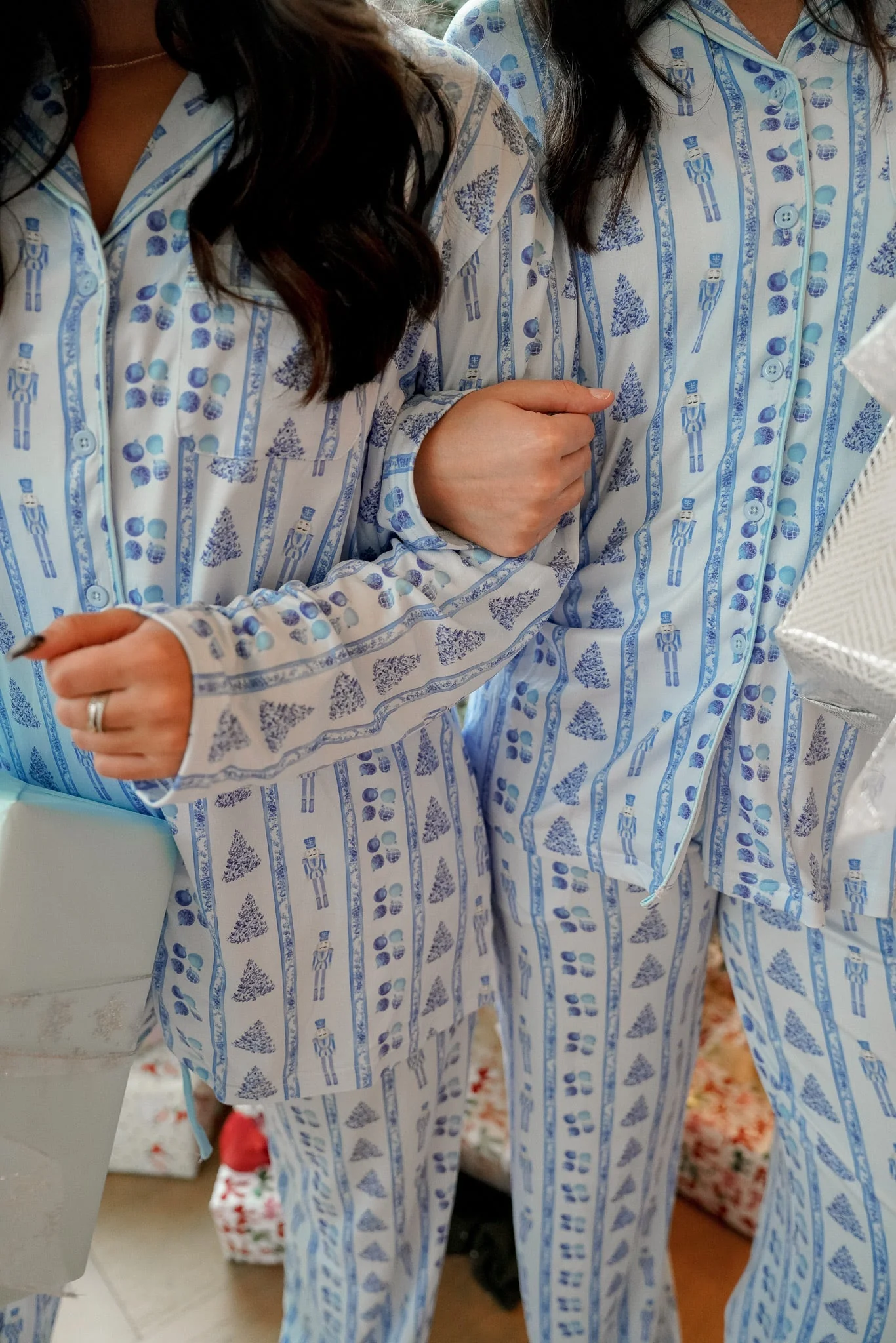 Blue Christmas - Long Pajama Set - Image 13