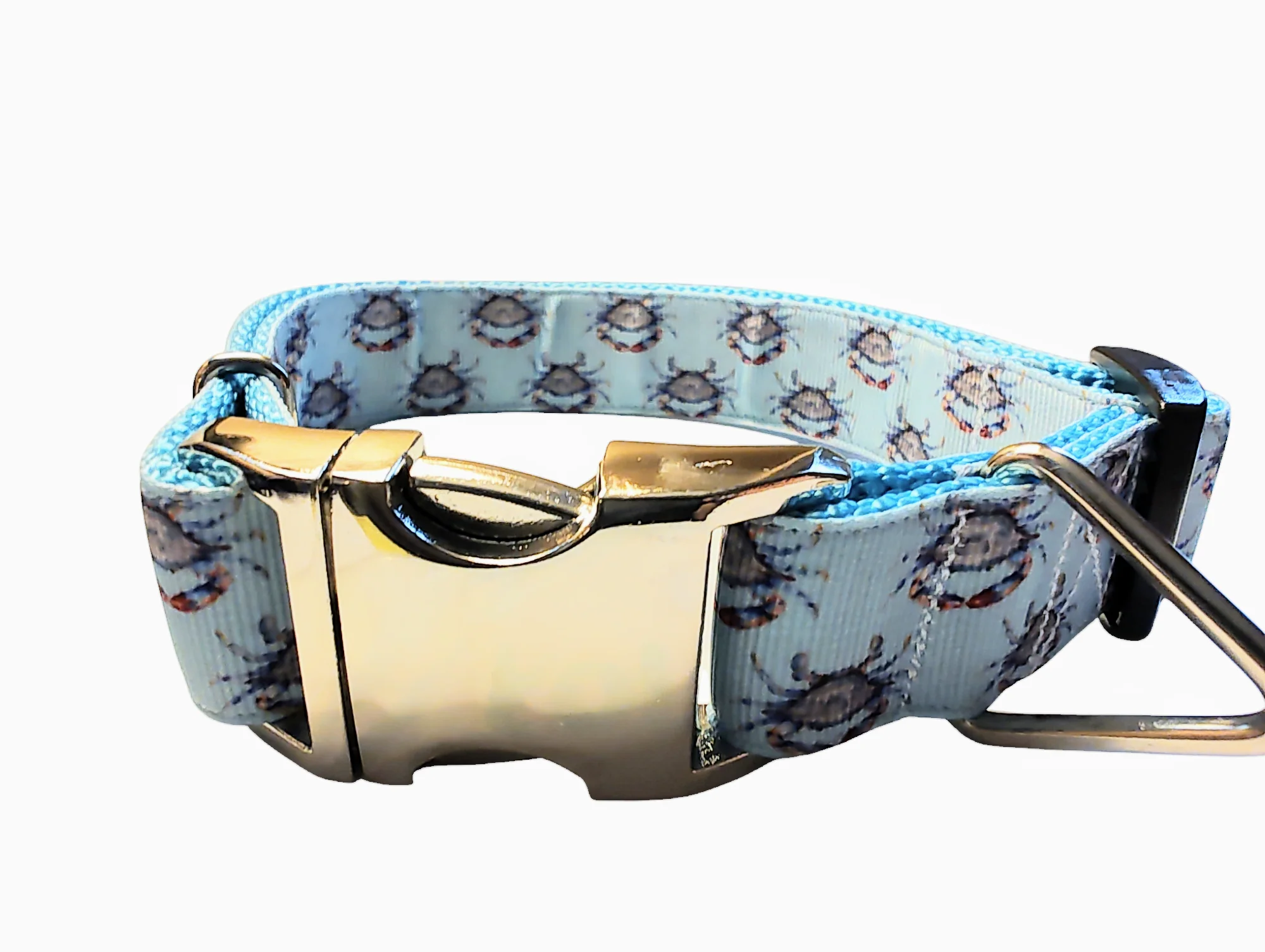 Blue Crab Nylon Dog Collar - Image 4