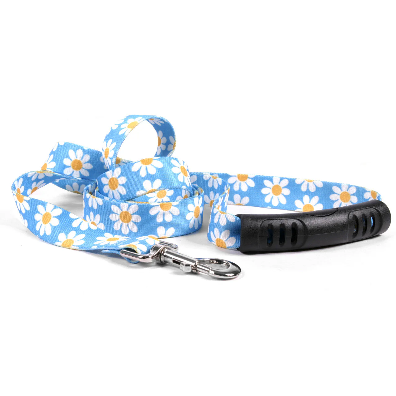 Blue Daisy Dog Leash - Image 2