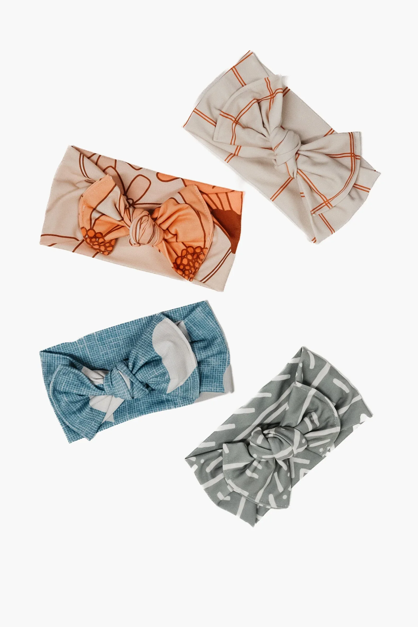Blue Droplet Bow Headwrap - Image 4