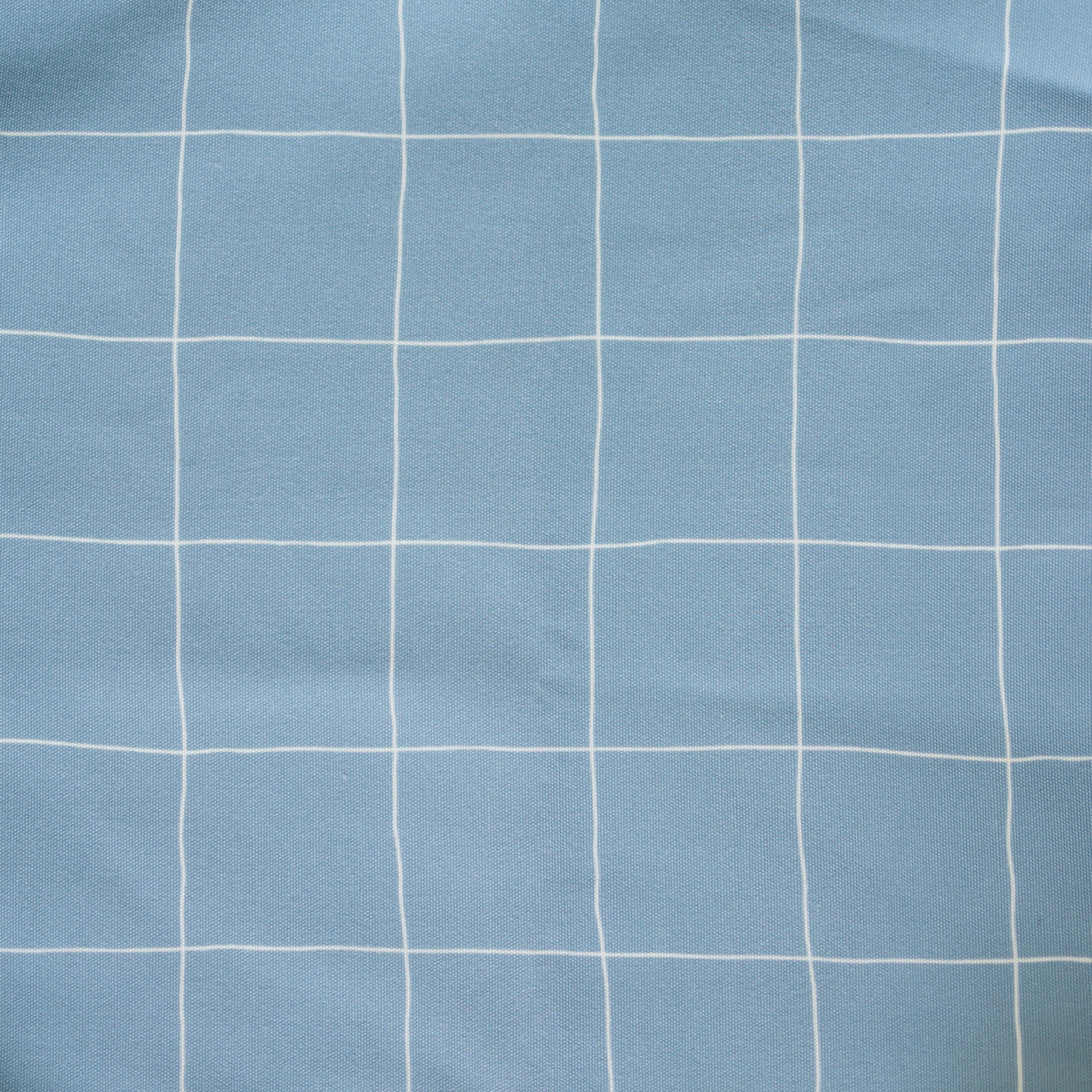 Blue Grid IKEA Antilop Cushion Cover - Image 4
