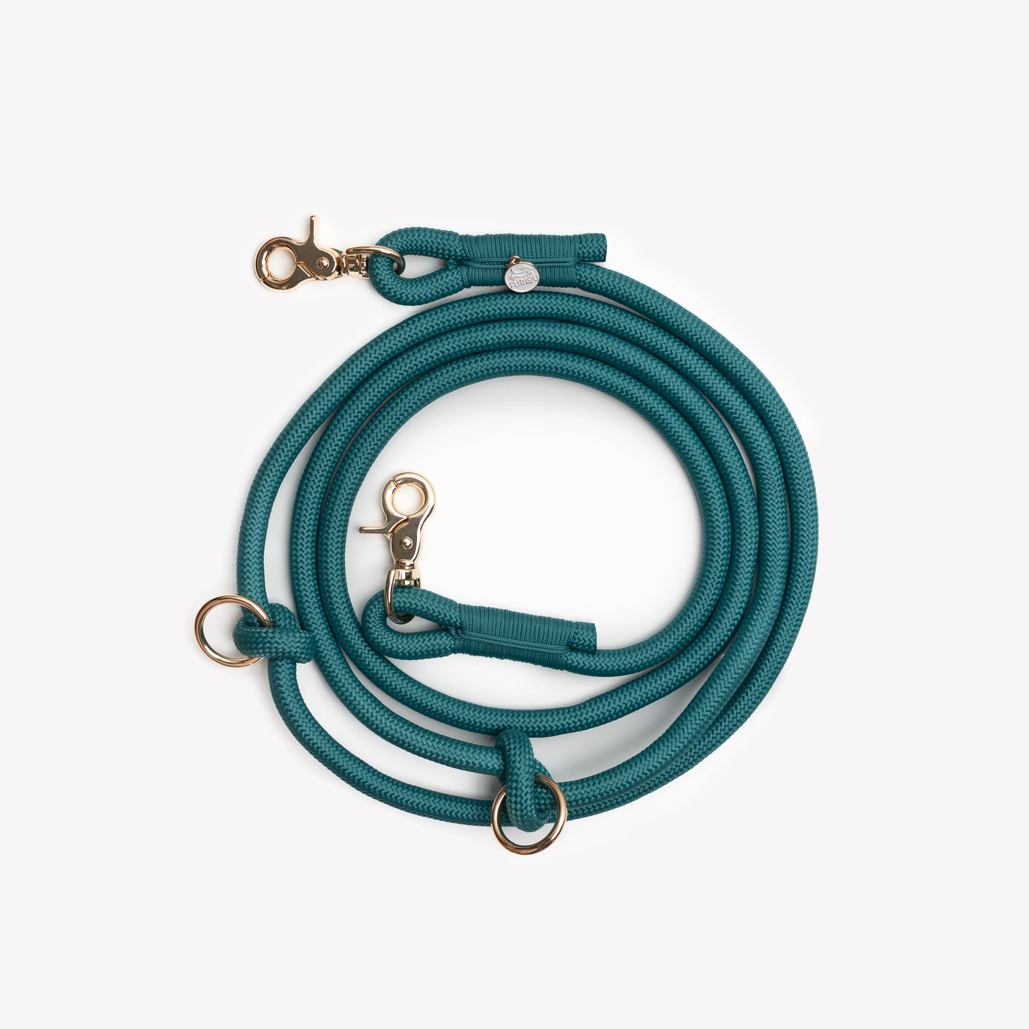'Blue' - Hands Free Braided Leash - Image 2